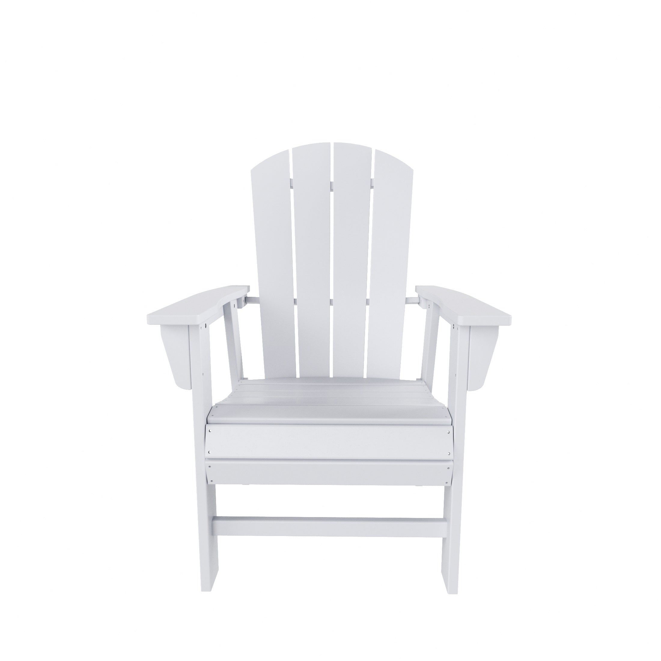 Paradise Malibu Outdoor Patio HDPE Plastic Adirondack Dining Chair