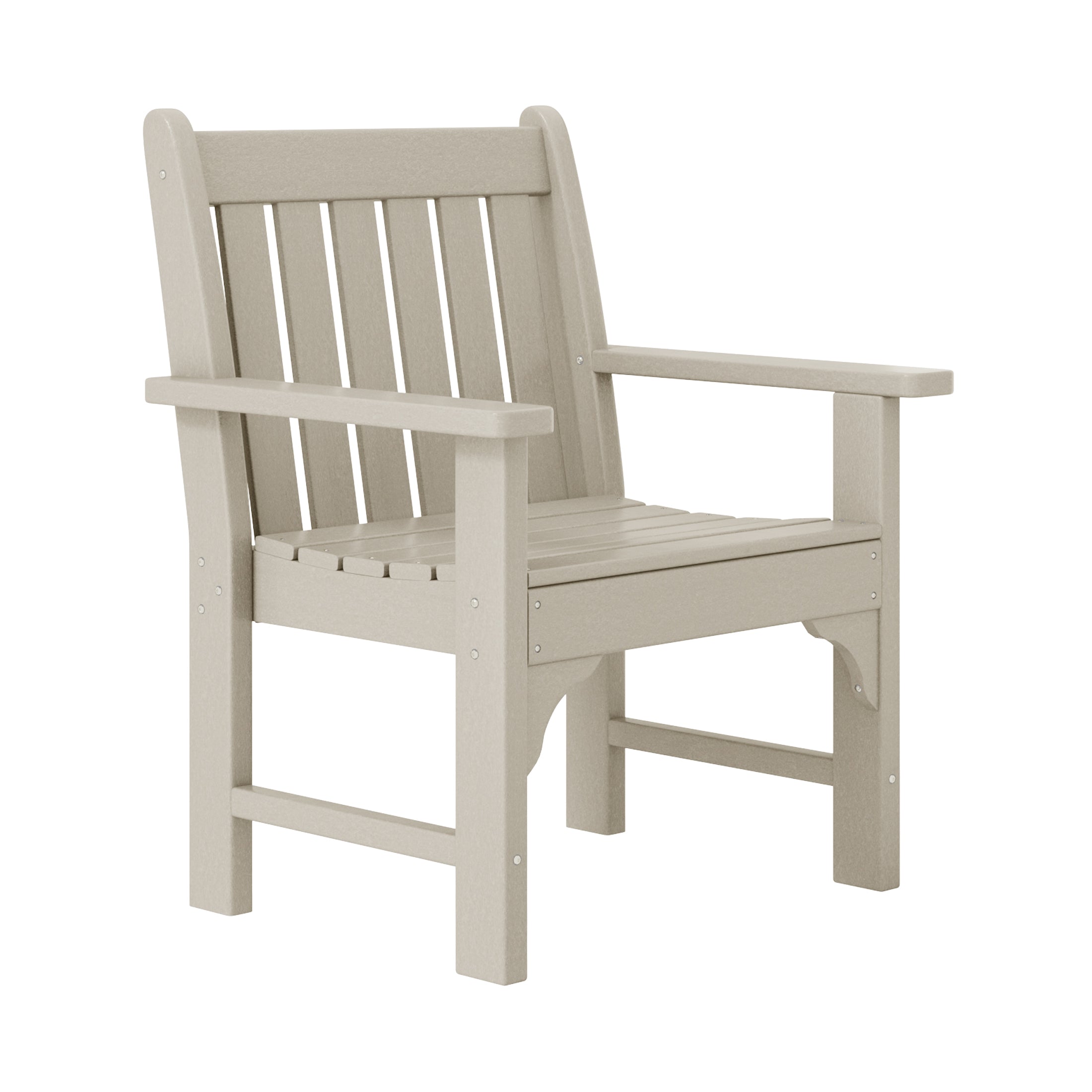 Paradise Outdoor Patio 3-Piece HDPE Adirondack Garden Chairs with Square Adirondack Side Table Set