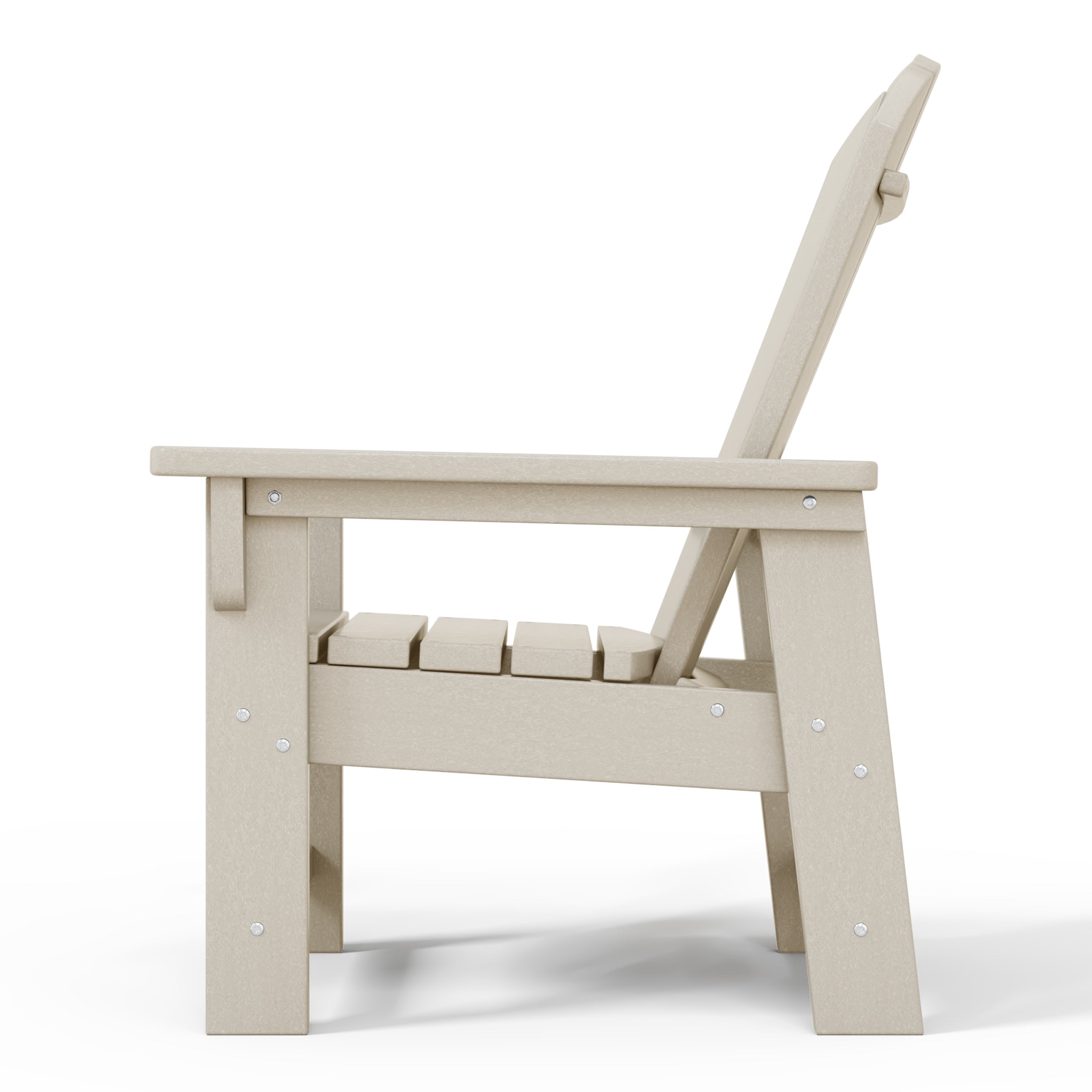 Paradise Kids Outdoor Adirondack Plastic Patio Chair (Set of 2)