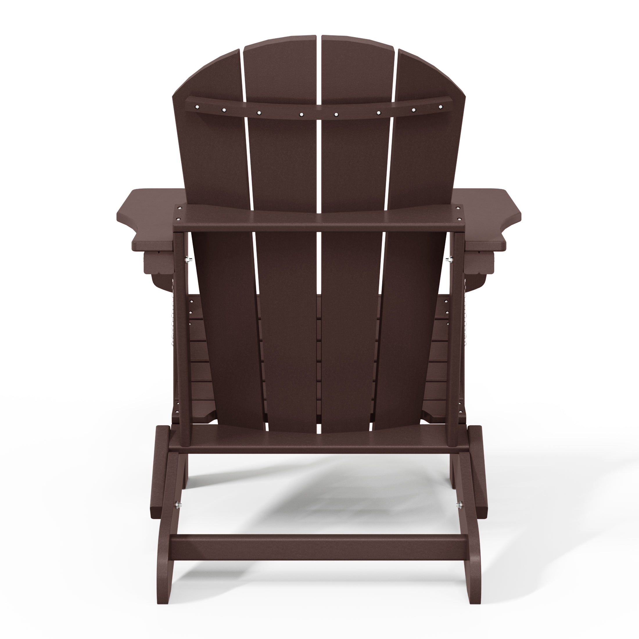 Paradise HDPE Outdoor Patio Folding Poly Adirondack Chair