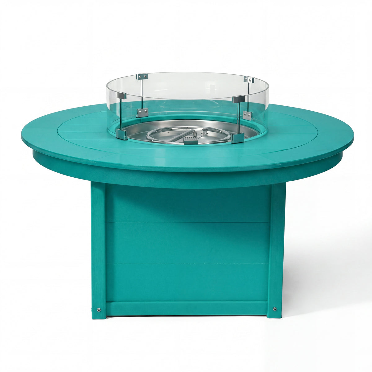 Sol 47" Modern Outdoor 55,000 BTU Patio Propane Round Fire Pit Table