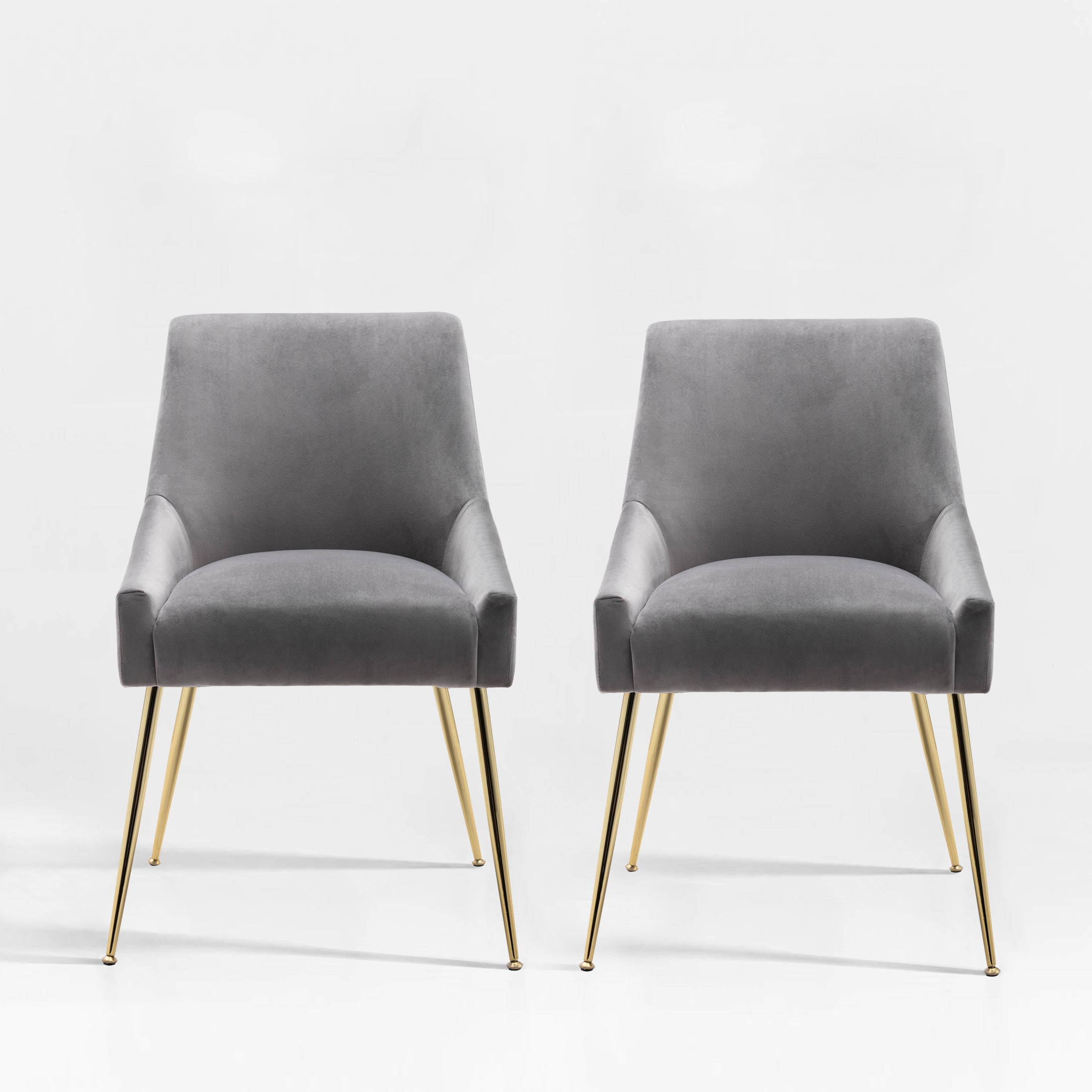 Makala Upholstered Velvet Accent Chair (Set of 2)