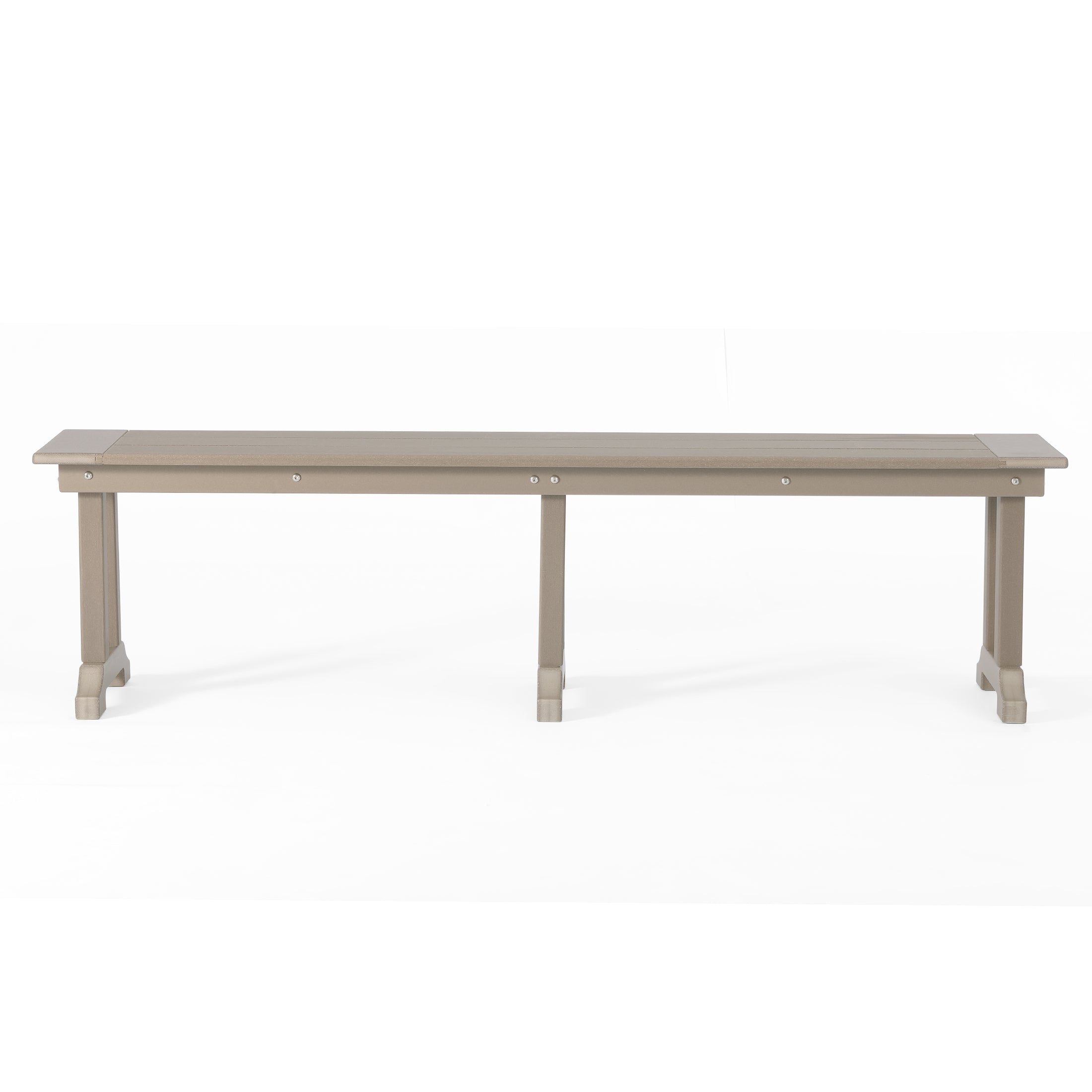 Paradise 65" Outdoor Patio Trestle Dining Bench