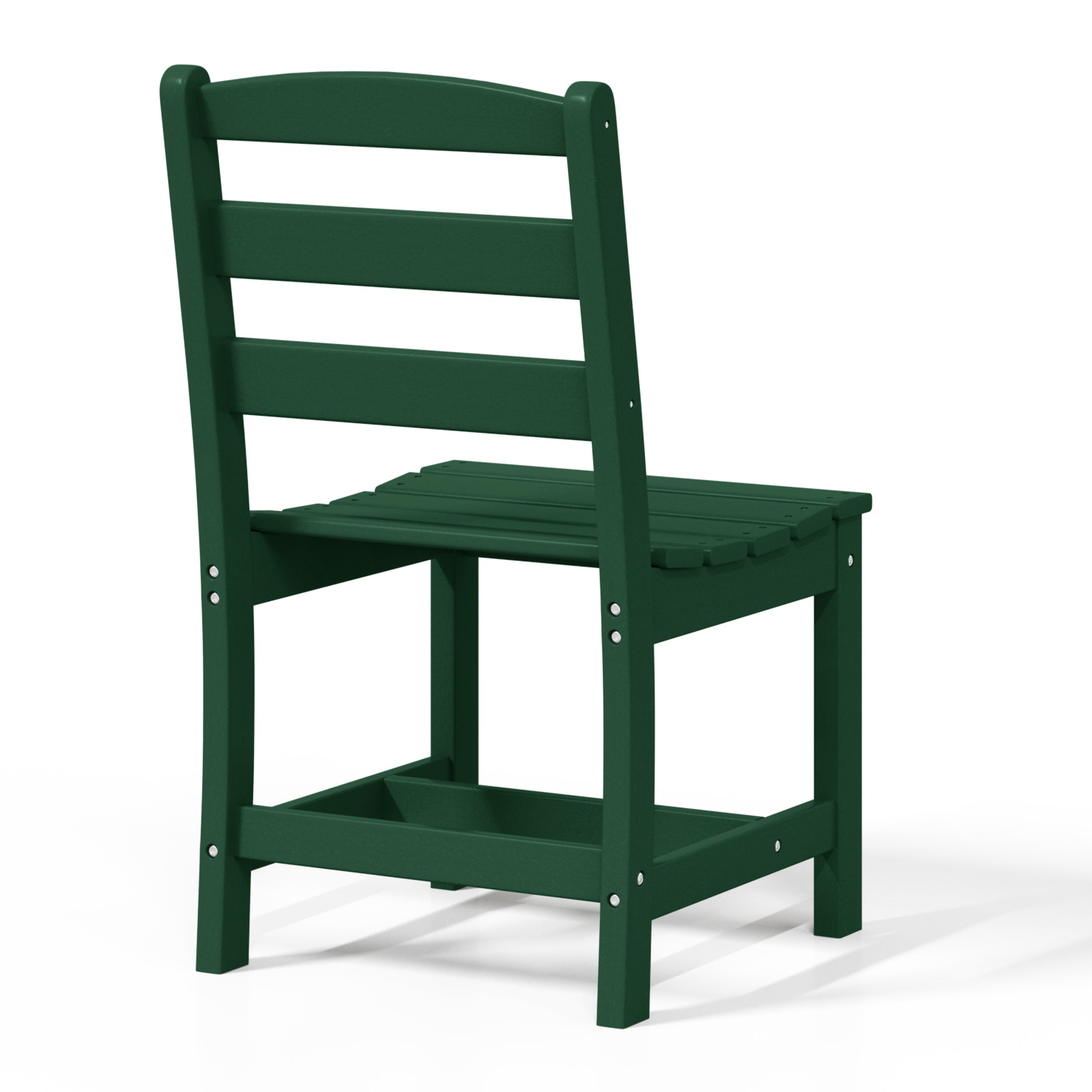 Palms Outdoor HDPE Patio Classic Armless Dining Side Chair