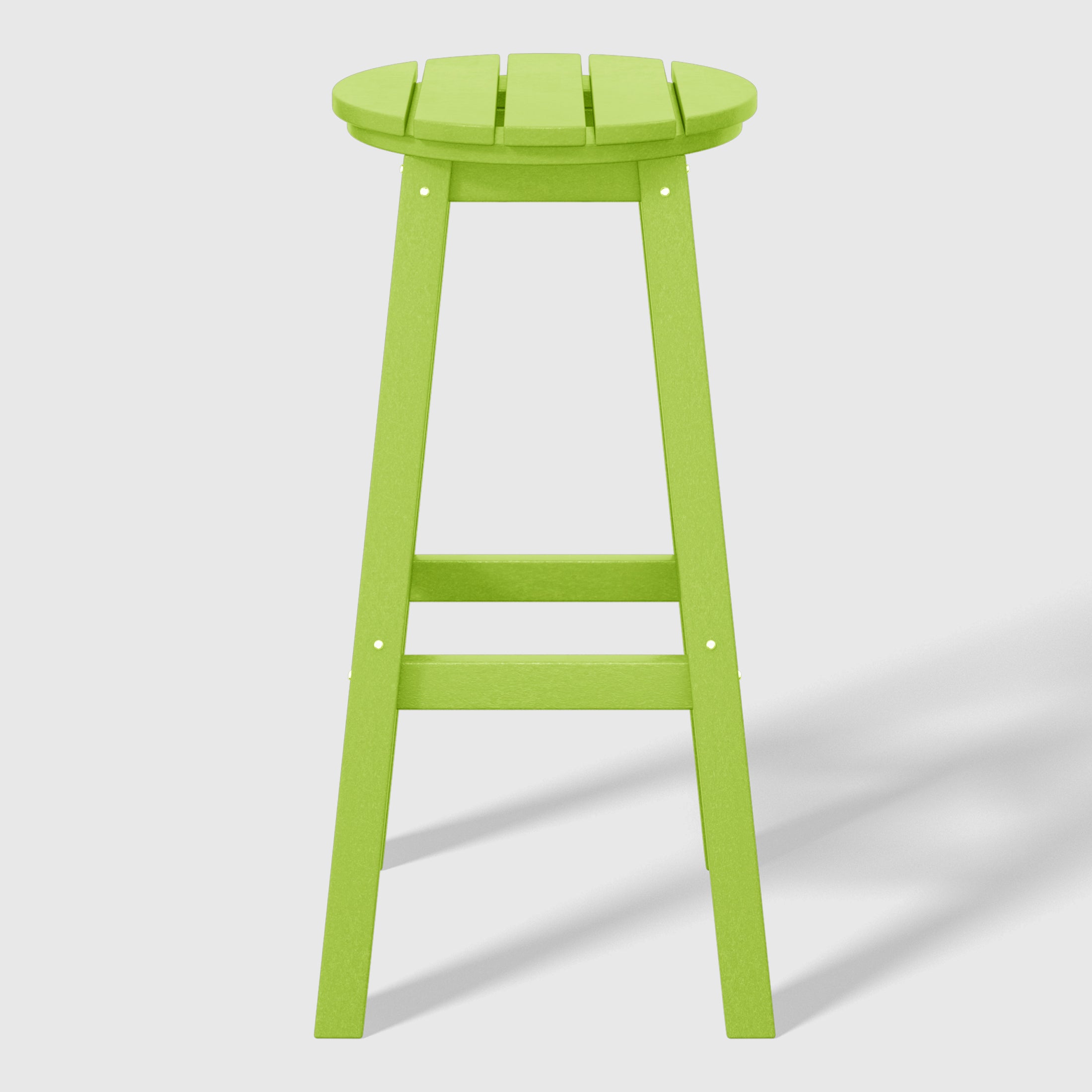 Paradise 29" HDPE Outdoor Patio Round Bar Stool Set of 2