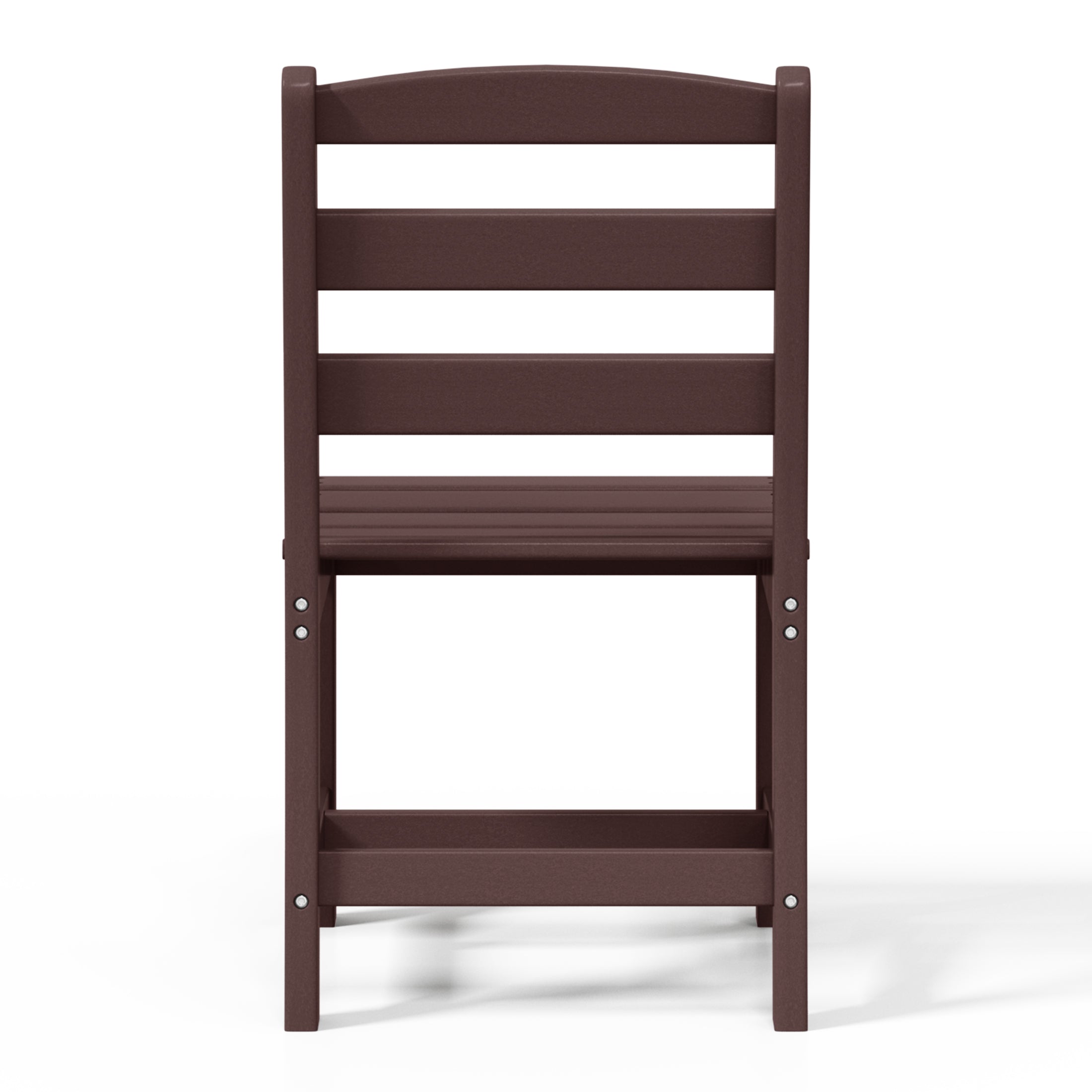 Palms Outdoor HDPE Patio Classic Armless Dining Side Chair