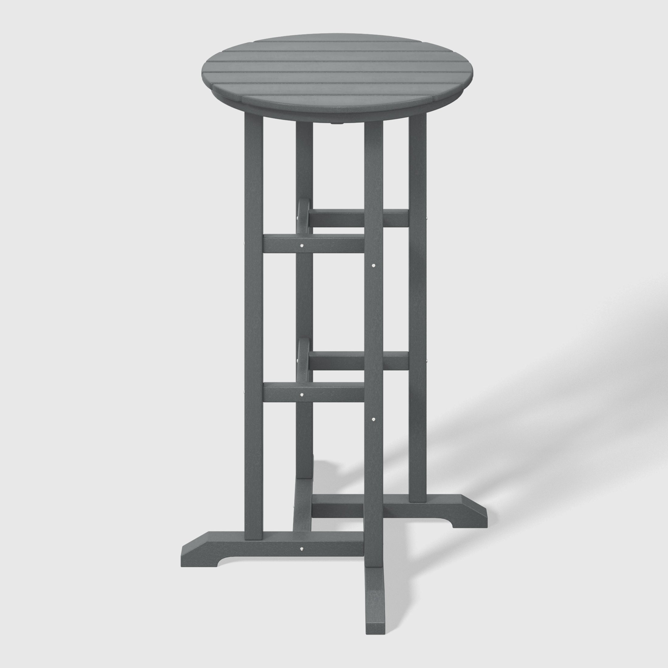 Paradise Outdoor Patio Bar Height Table and Bar Stool 4-Piece Dining Set