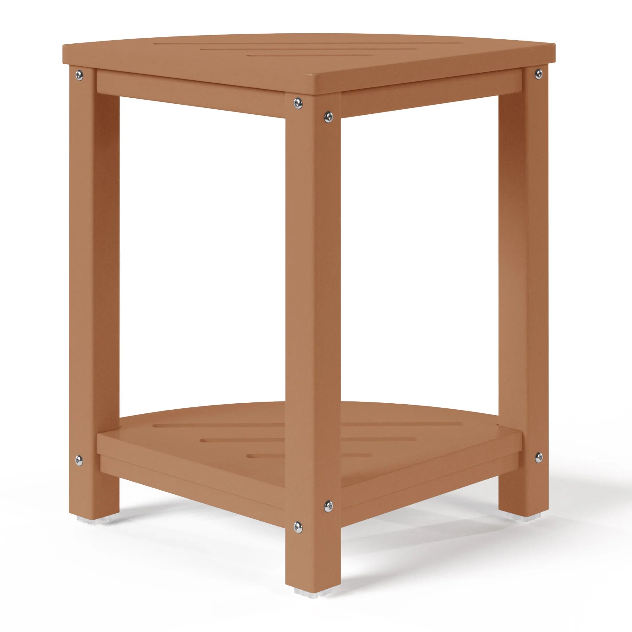 Ventura HDPE Plastic Waterproof Shower Corner Bench