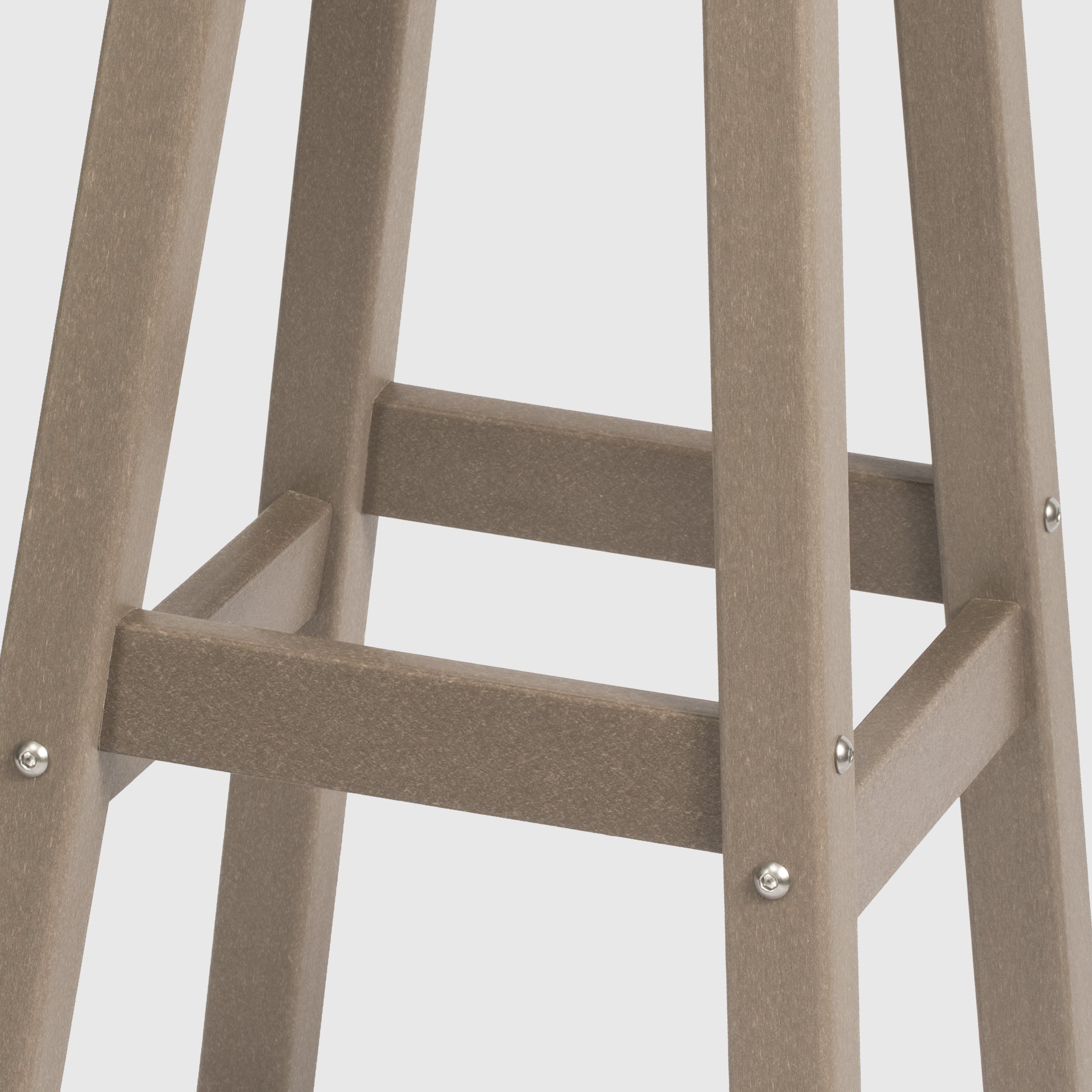 Paradise 29" HDPE Outdoor Patio Round Bar Stool