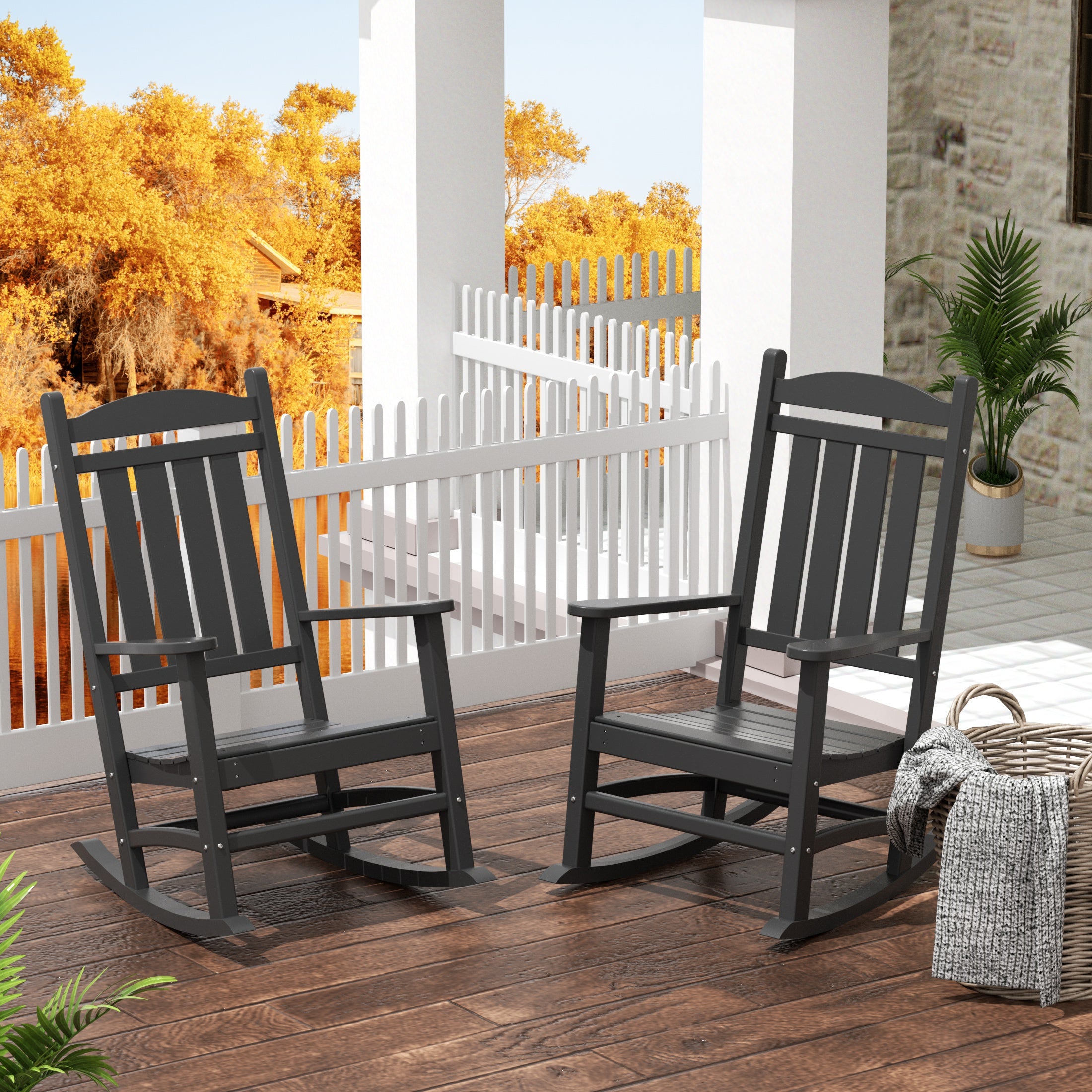 Paradise 2-Piece set Outdoor / Patio rocking chairs ( 2 seater )