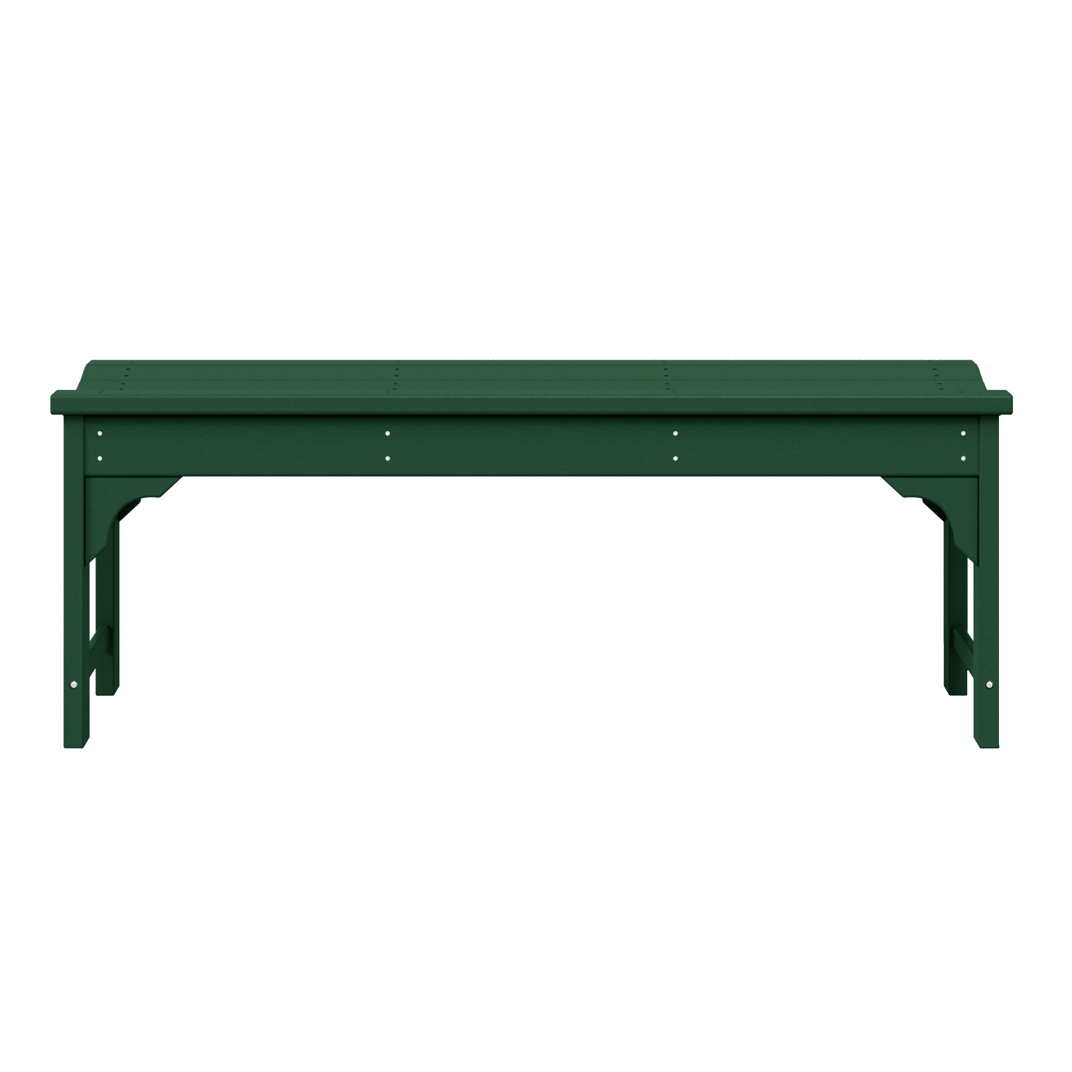 Paradise Westintrends 48" length backless Poly Westin Trendsod Outdoor / Garden bench