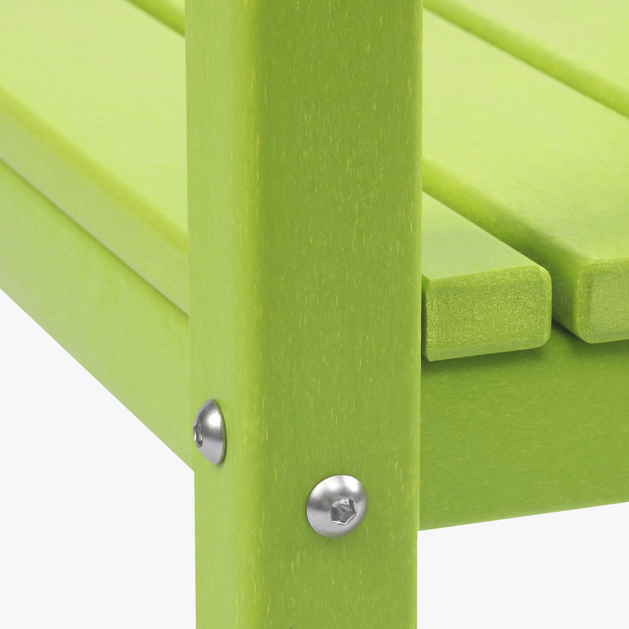 Paradise 36" Outdoor Adirondack HDPE 2-Tier Patio Side Table