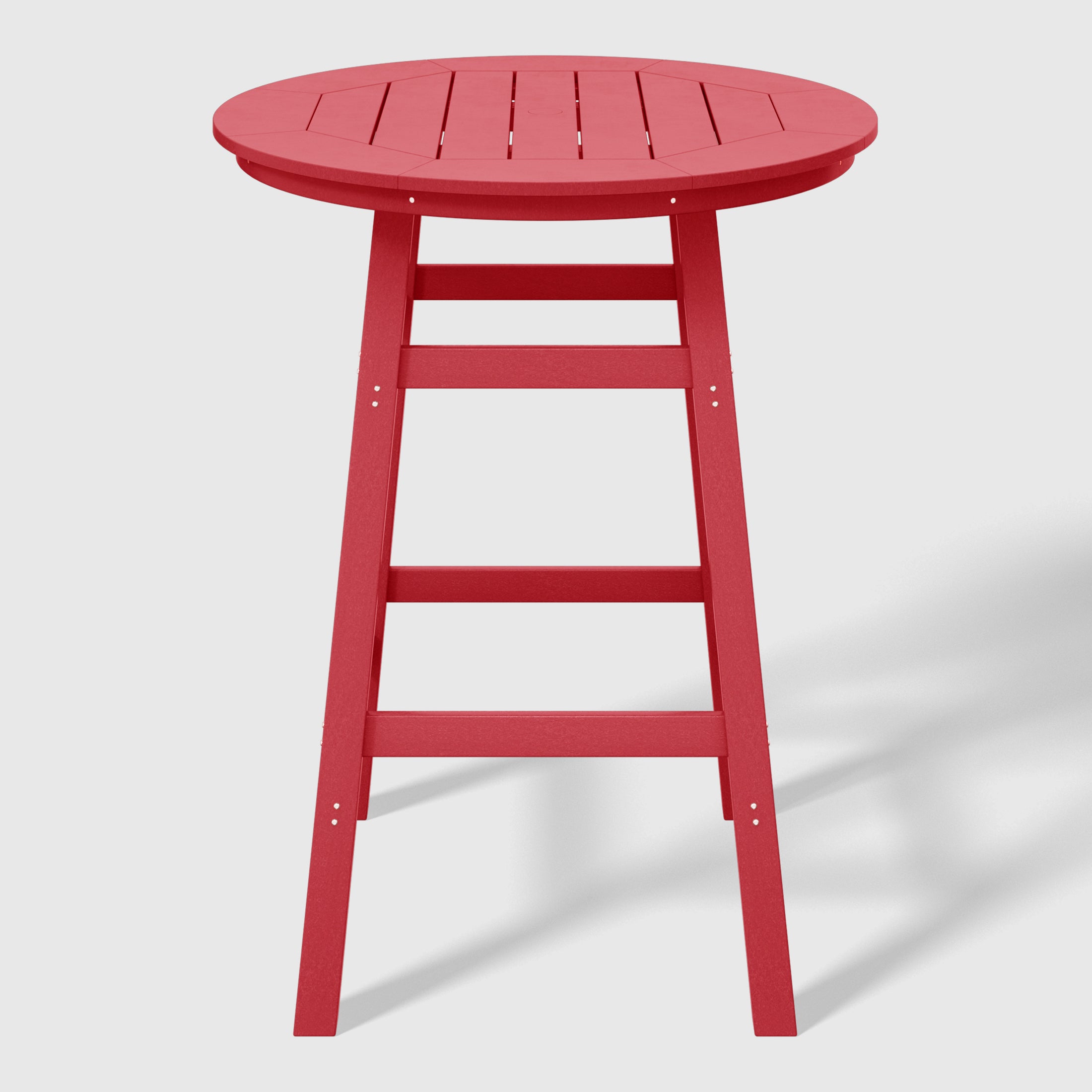 Paradise Outdoor 35" HDPE Round Patio Bar Height Table