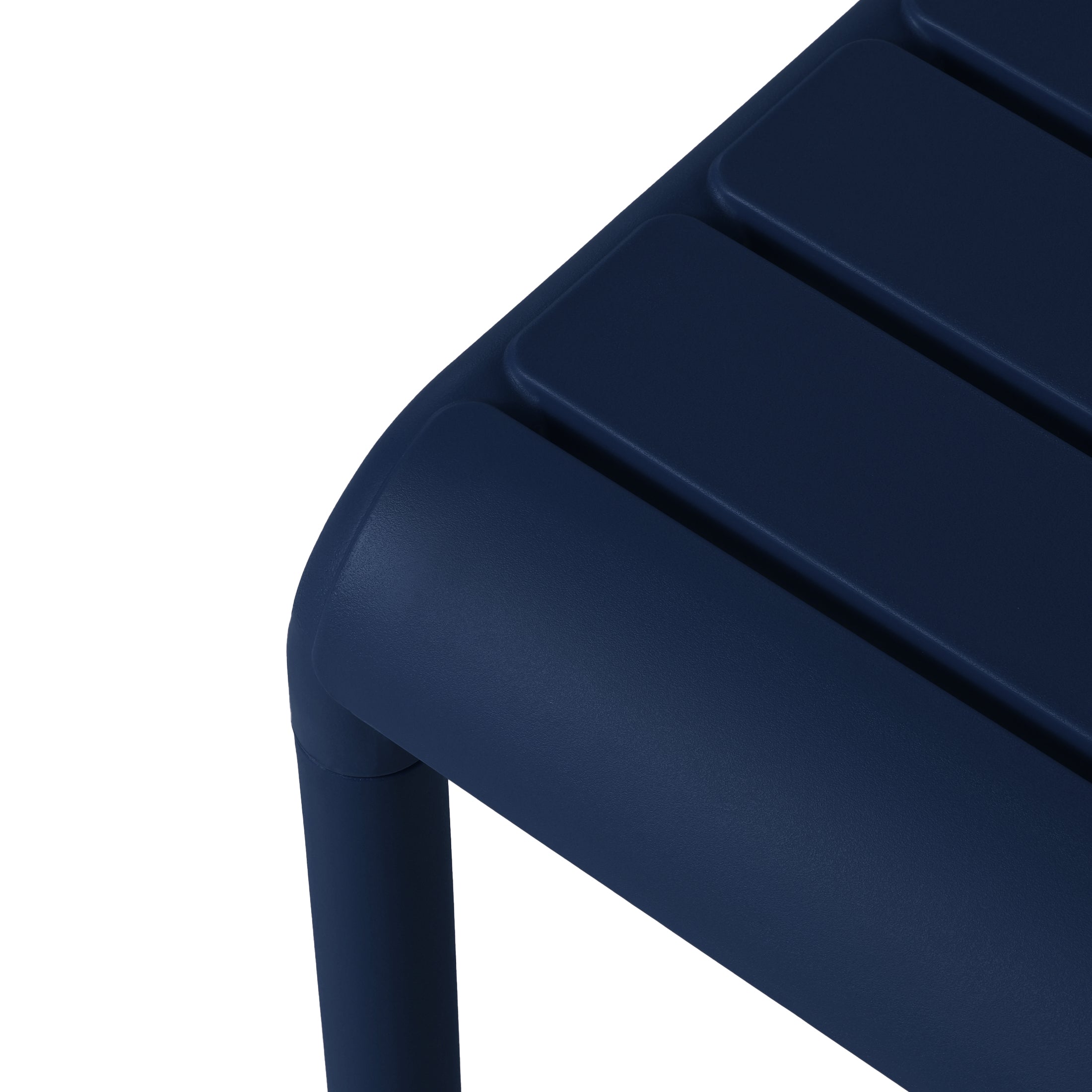 Sunshine Plastic Modern Outdoor Patio Accent Side Tables (Set of 2)