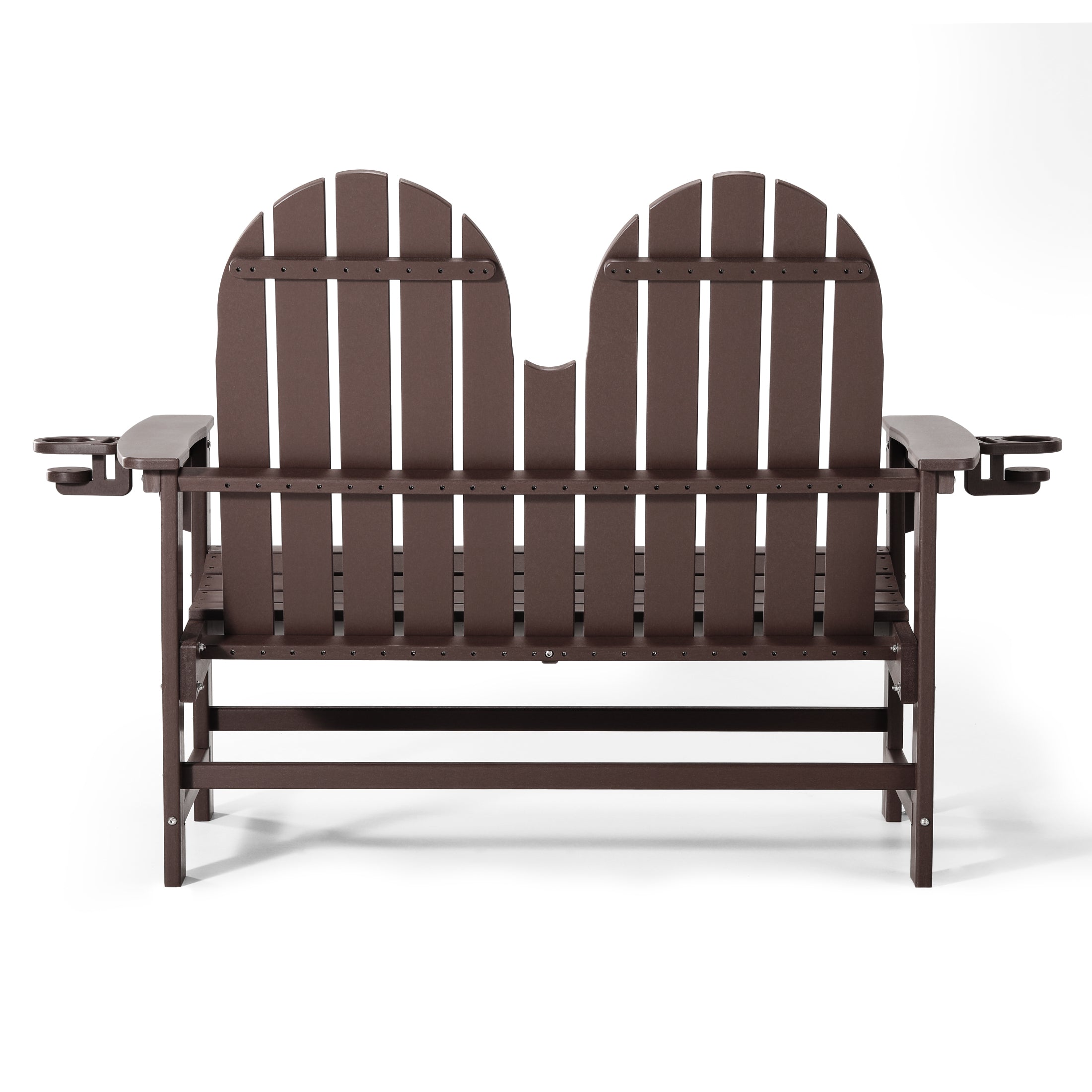 Savannah Outdoor Patio 49" HDPE Adirondack Garden Bench