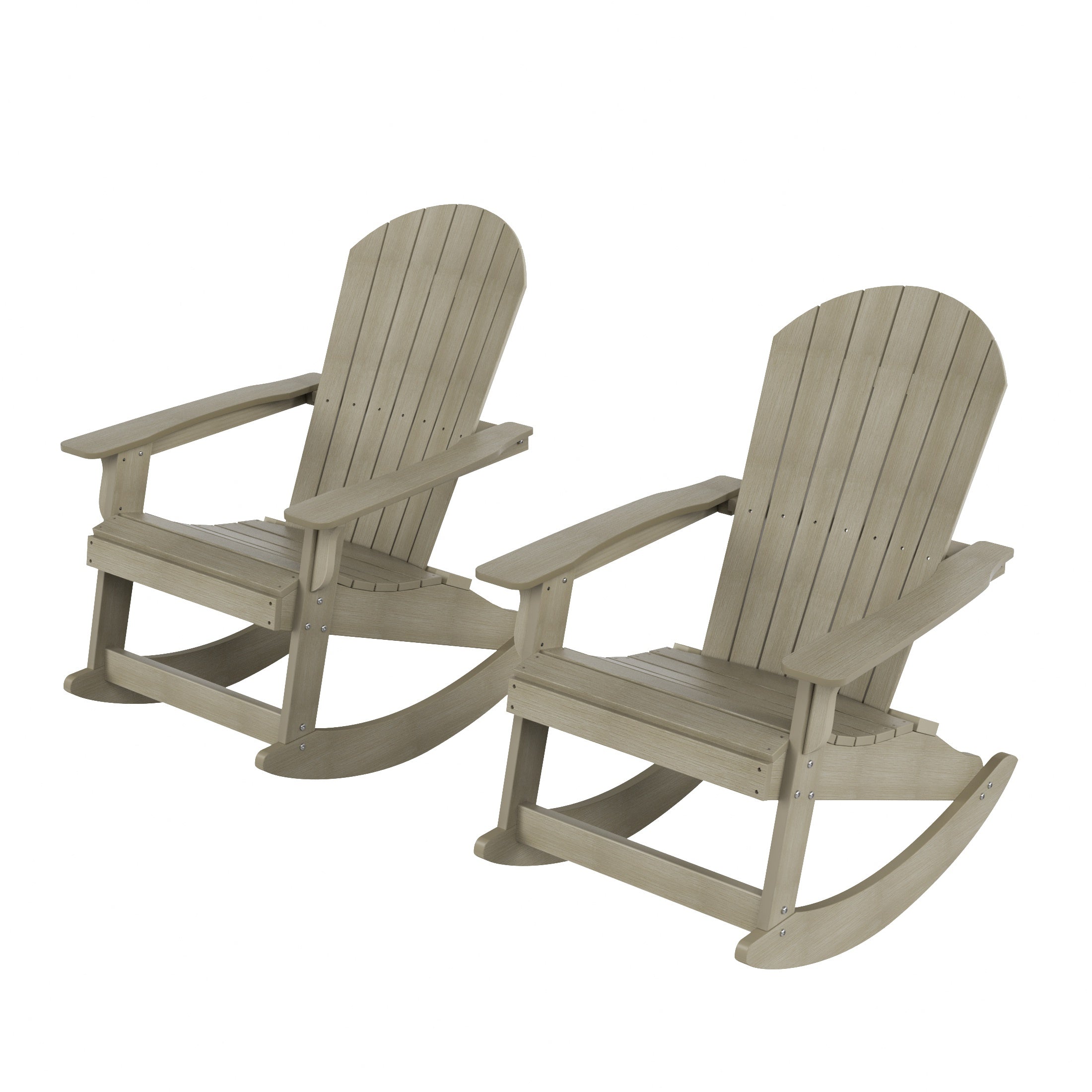 Florence HIPS Outdoor Rocking Adirondack Chair (Set of 2)