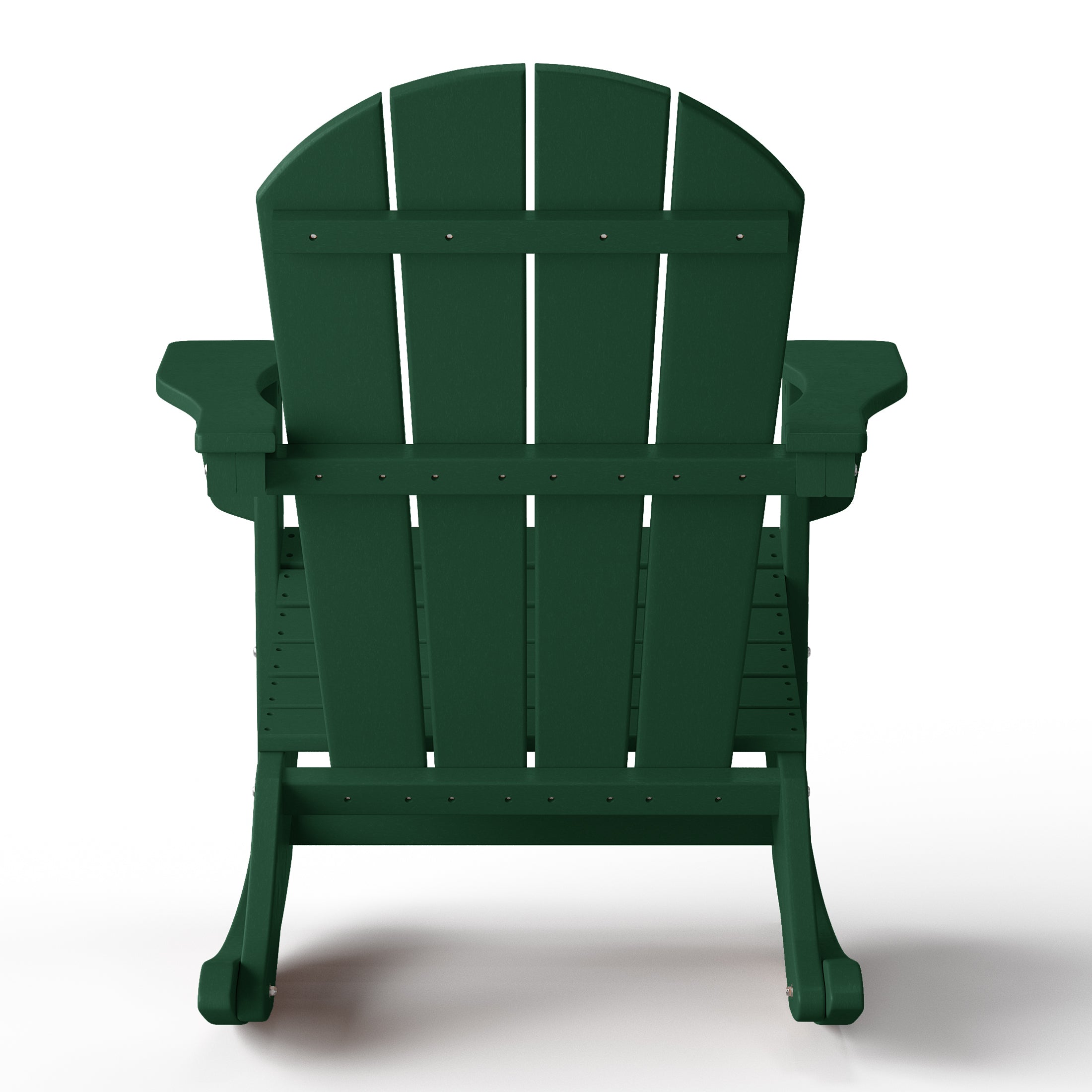 Paradise 2 piece set Outdoor / Patio Poly Adirondack rocking chairs ( 2 seater )