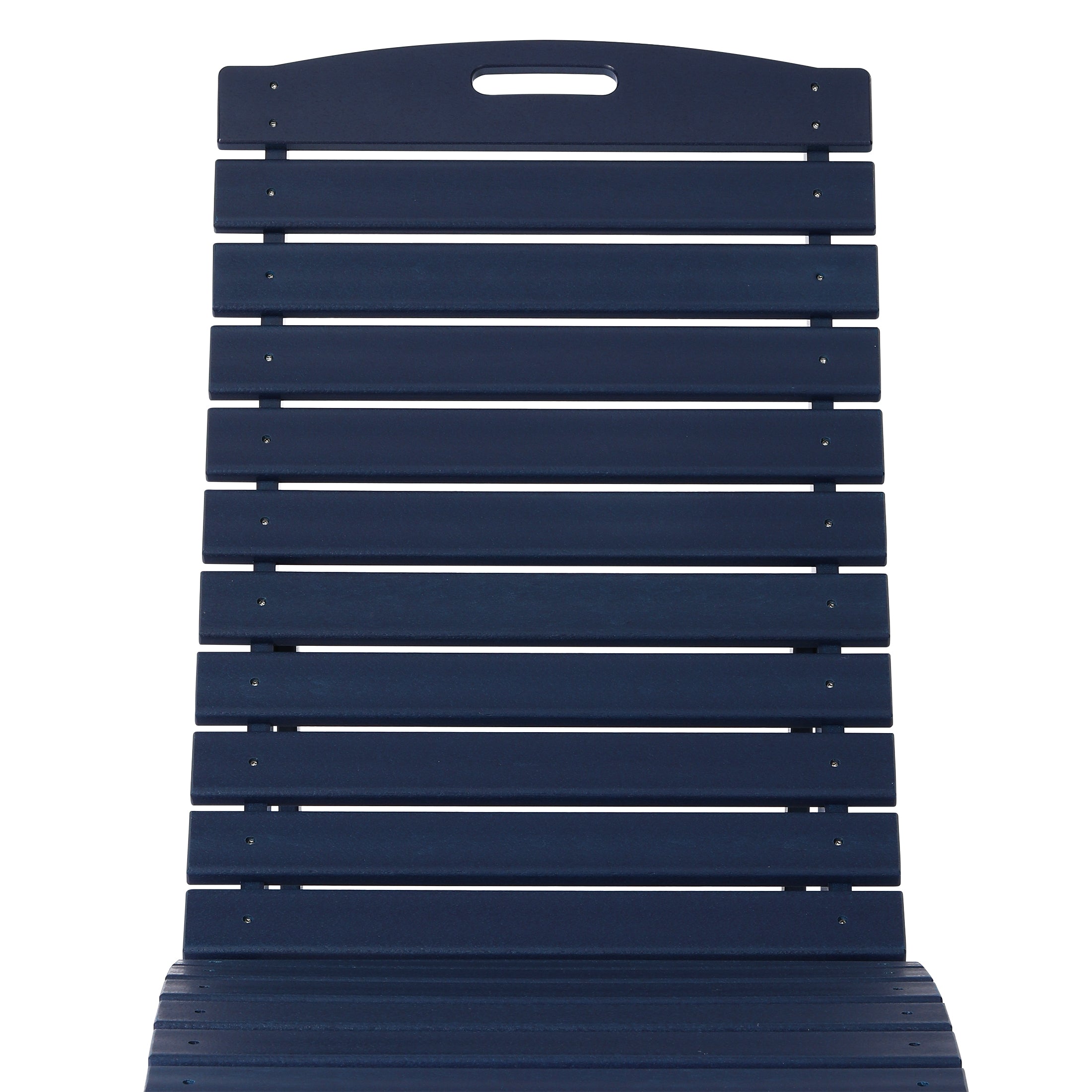 Outdoor HDPE In-Pool Patio Chaise Lounge Chair With Wheels