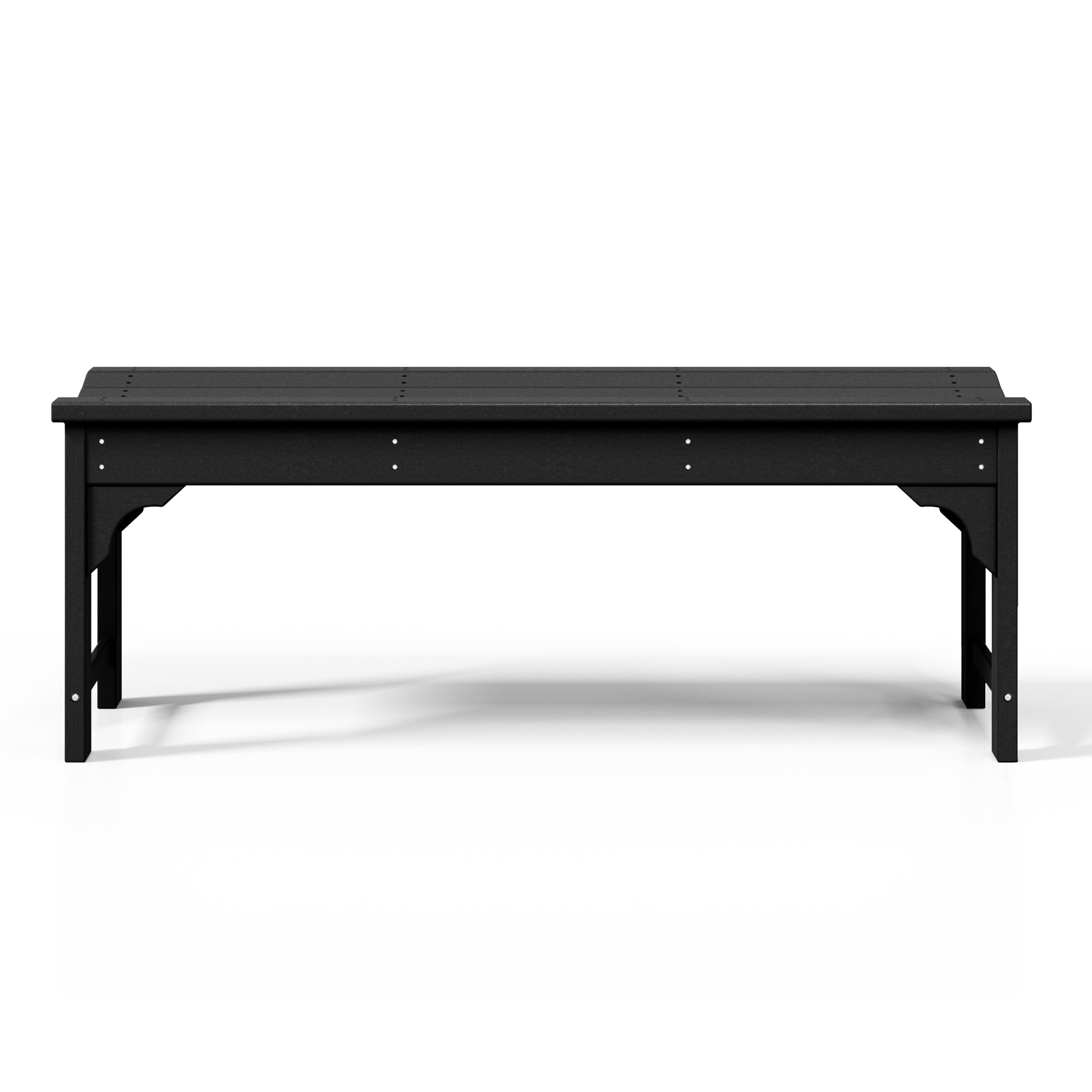 Paradise 48" length backless Poly Wood Outdoor / Garden bench