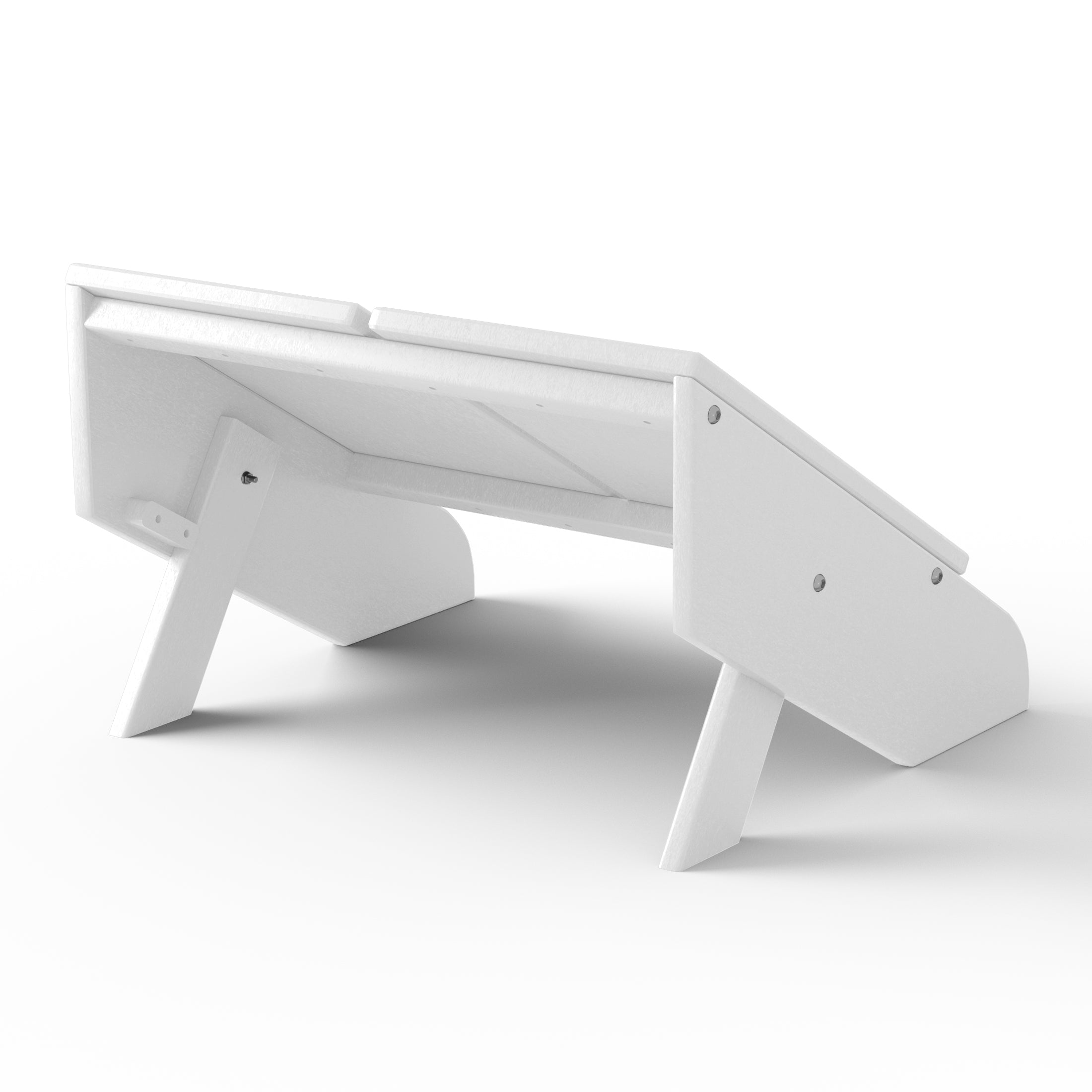 Seaview Modern HDPE Plastic Folding Patio Adirondack Ottoman