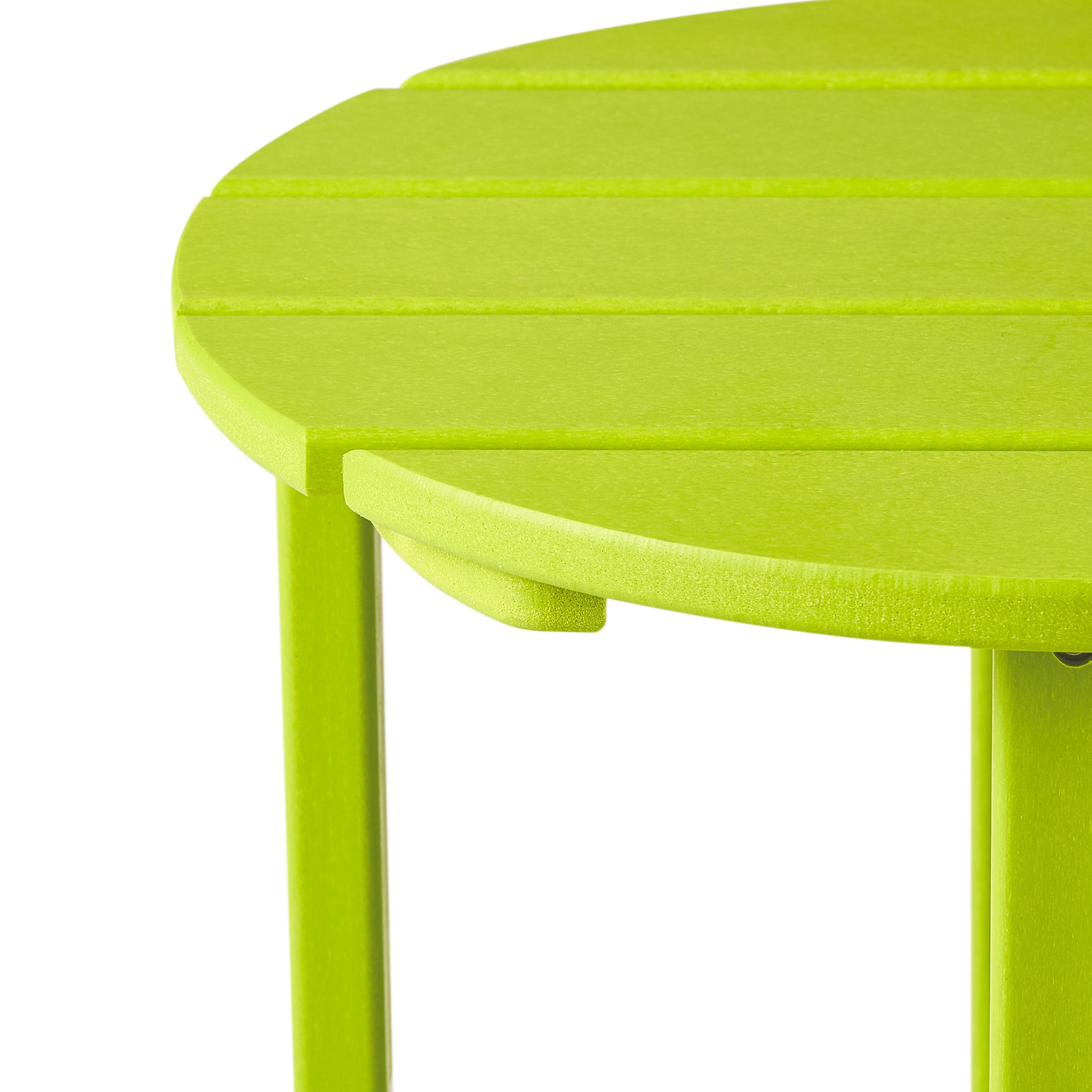 Portside Adirondack Round Outdoor Side Table
