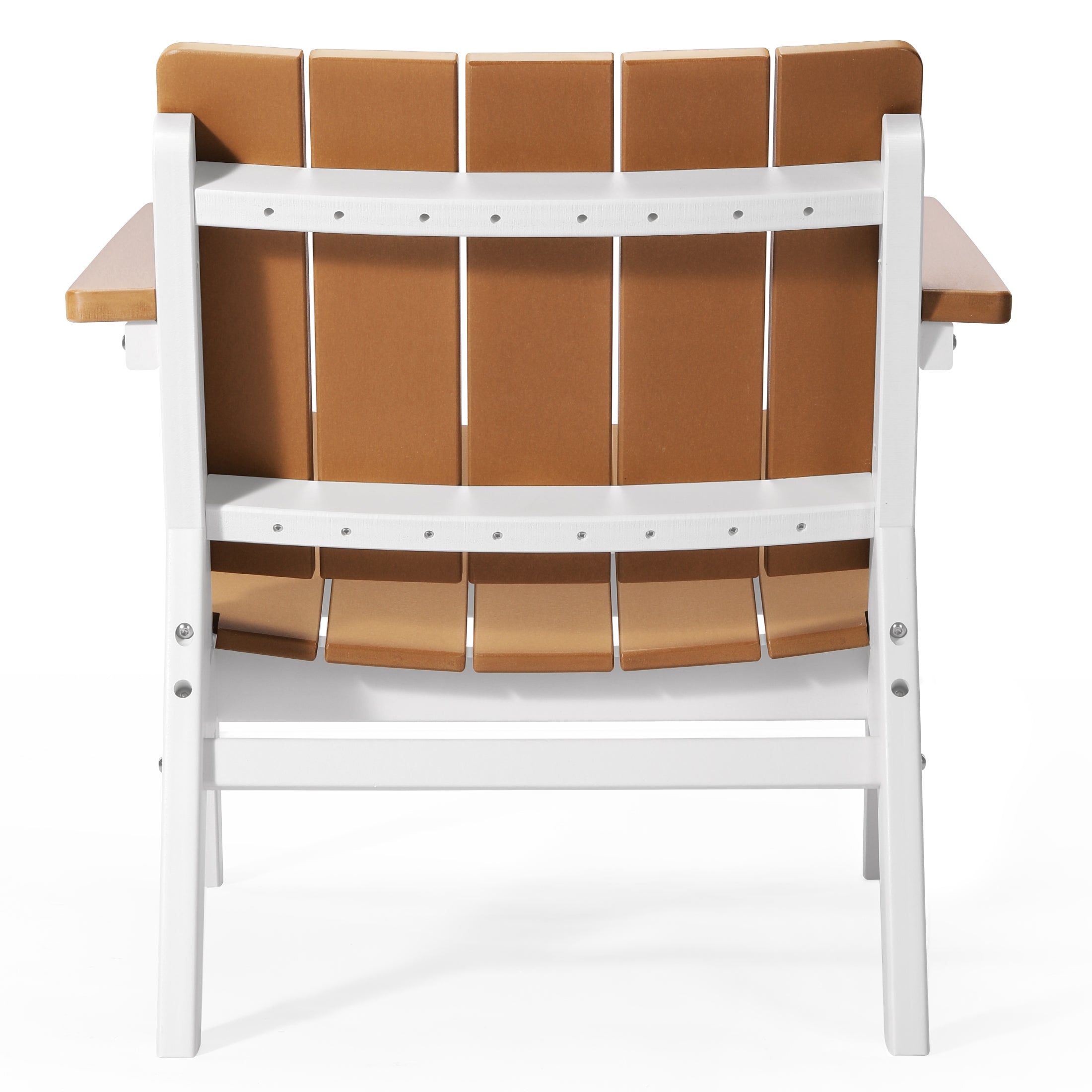 Seaside 3-Piece Outdoor HDPE Conversation Set with Deep Seating Chairs and Round Side Table