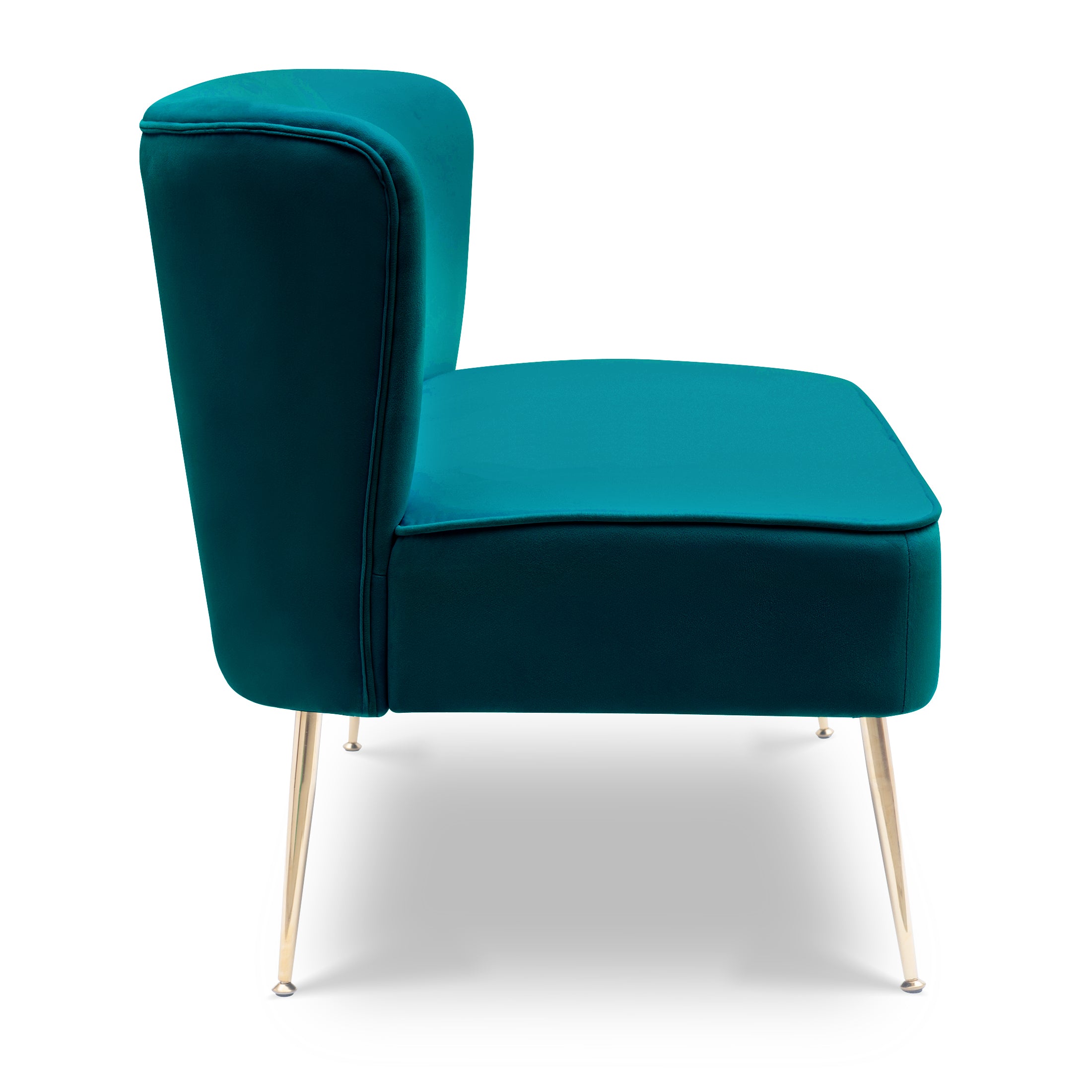 Alaia Mid Century Modern Tufted Velvet Loveseat Sofa and 25" Accent Chair 3-Piece Set