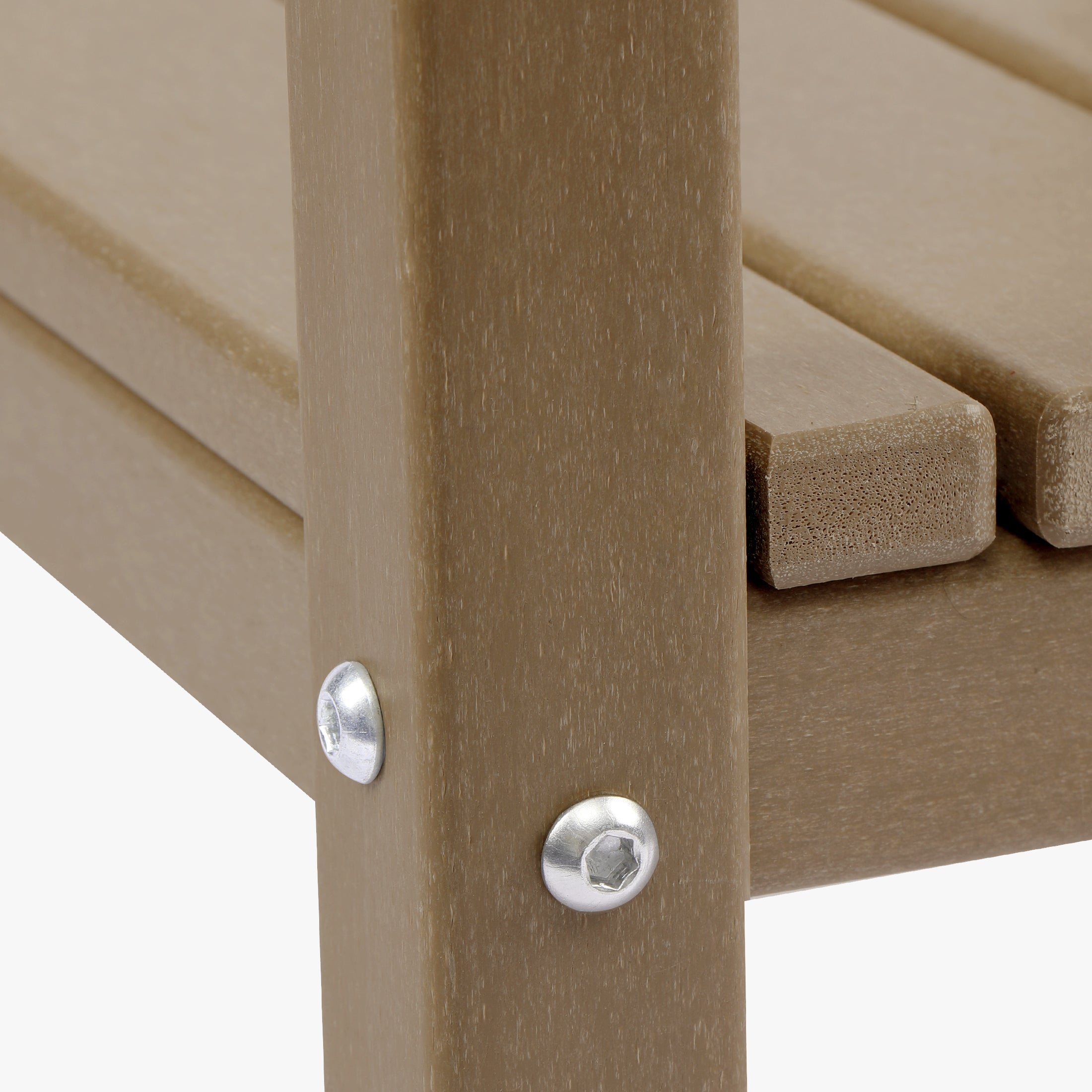 Paradise 36" Outdoor Adirondack HDPE 2-Tier Patio Side Table