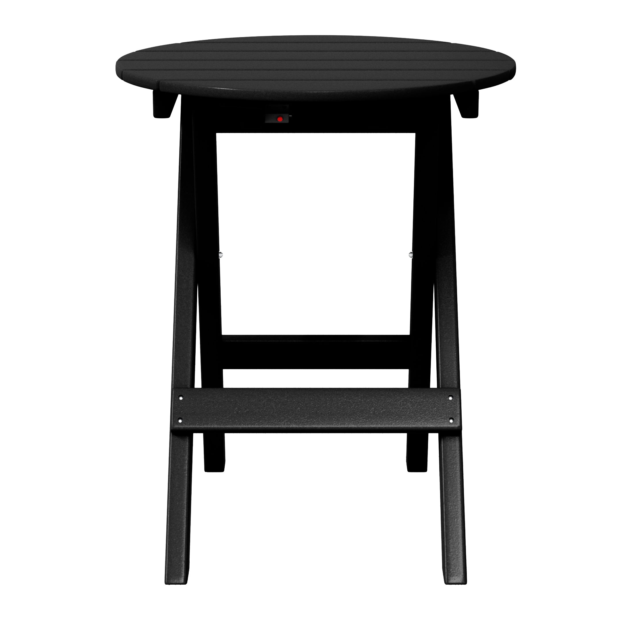 Paradise HDPE Outdoor 24.5 Inch Round Portable Folding Patio Dining Table