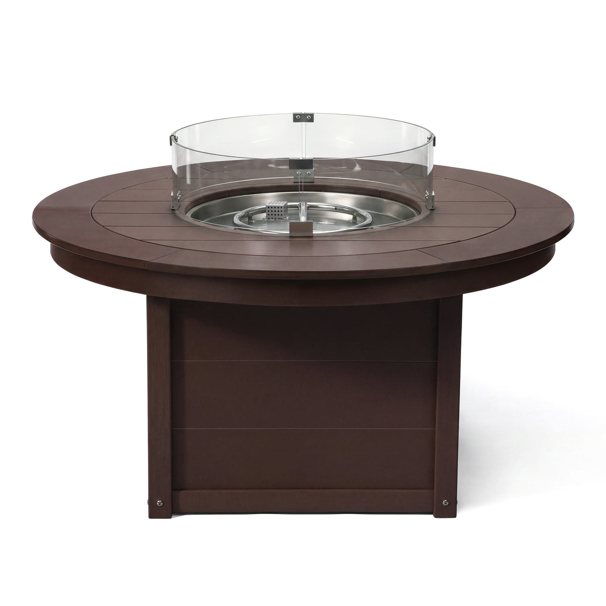 Sol 47" Modern Outdoor 55,000 BTU Patio Propane Round Fire Pit Table