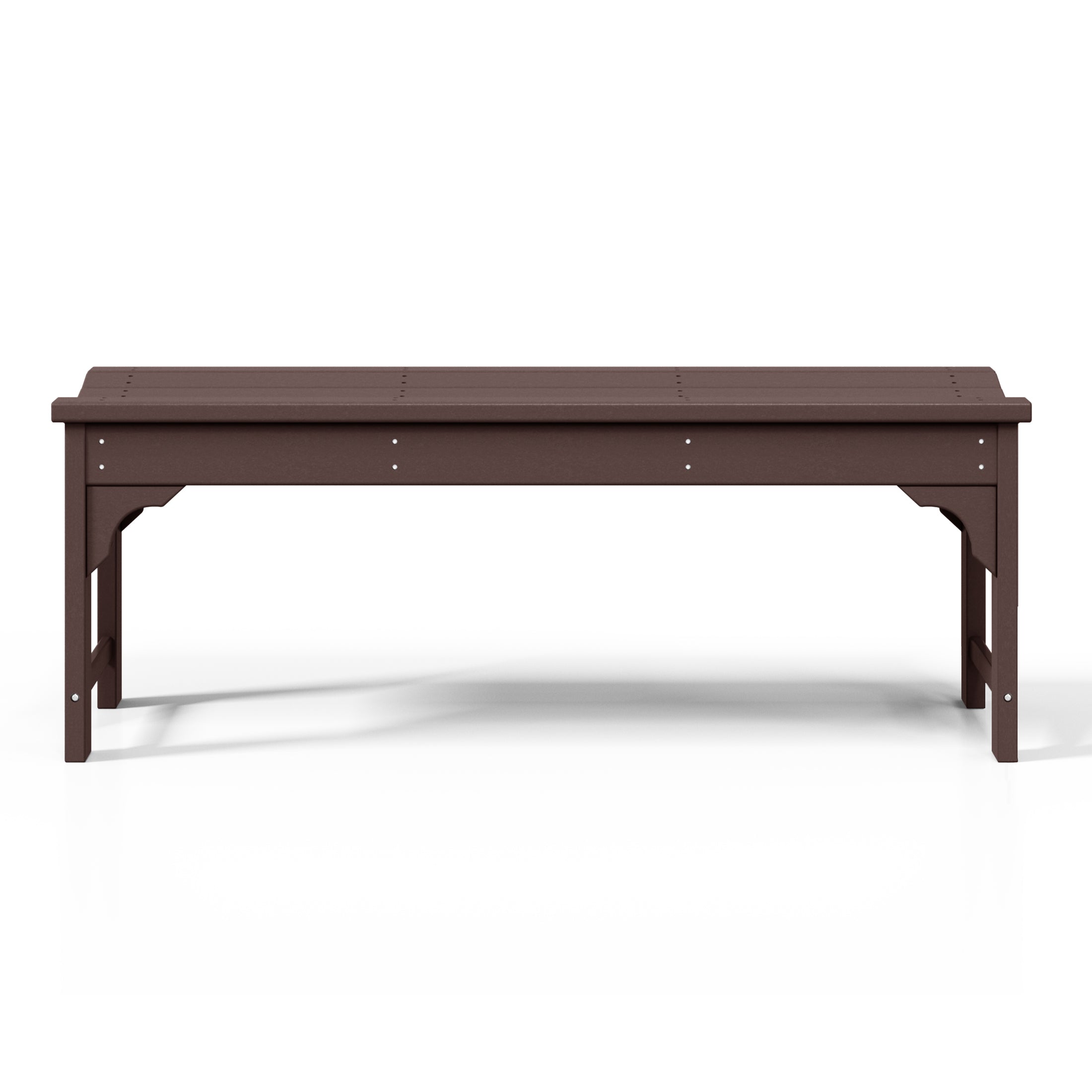 Paradise 48" length backless Poly Wood Outdoor / Garden bench