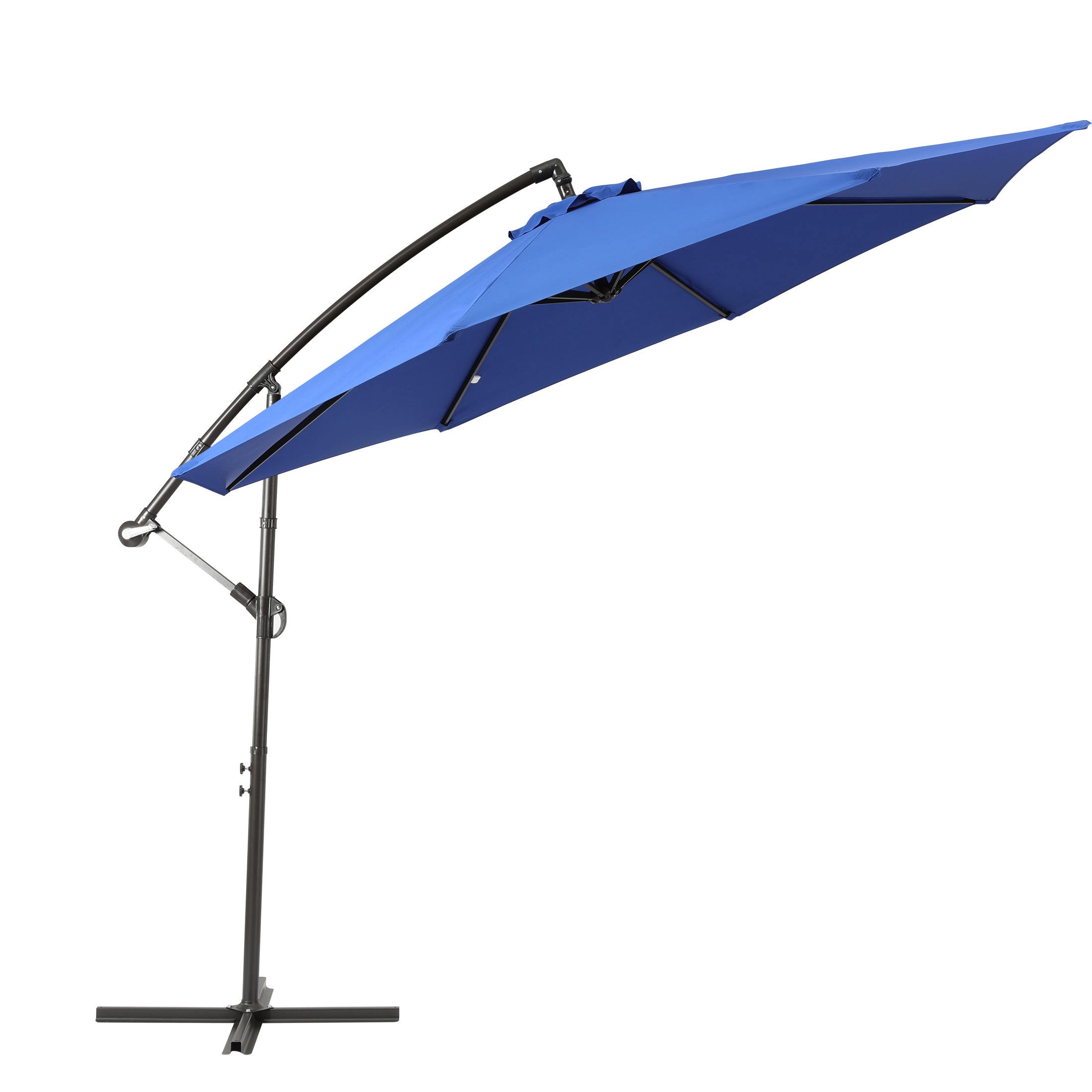 Elm 10 ft. Outdoor / Patio Cantilever Hanging Umbrella