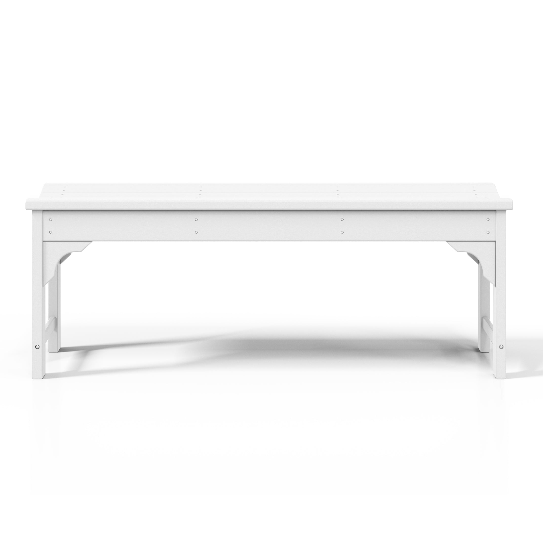 Paradise 48" length backless Poly Wood Outdoor / Garden bench
