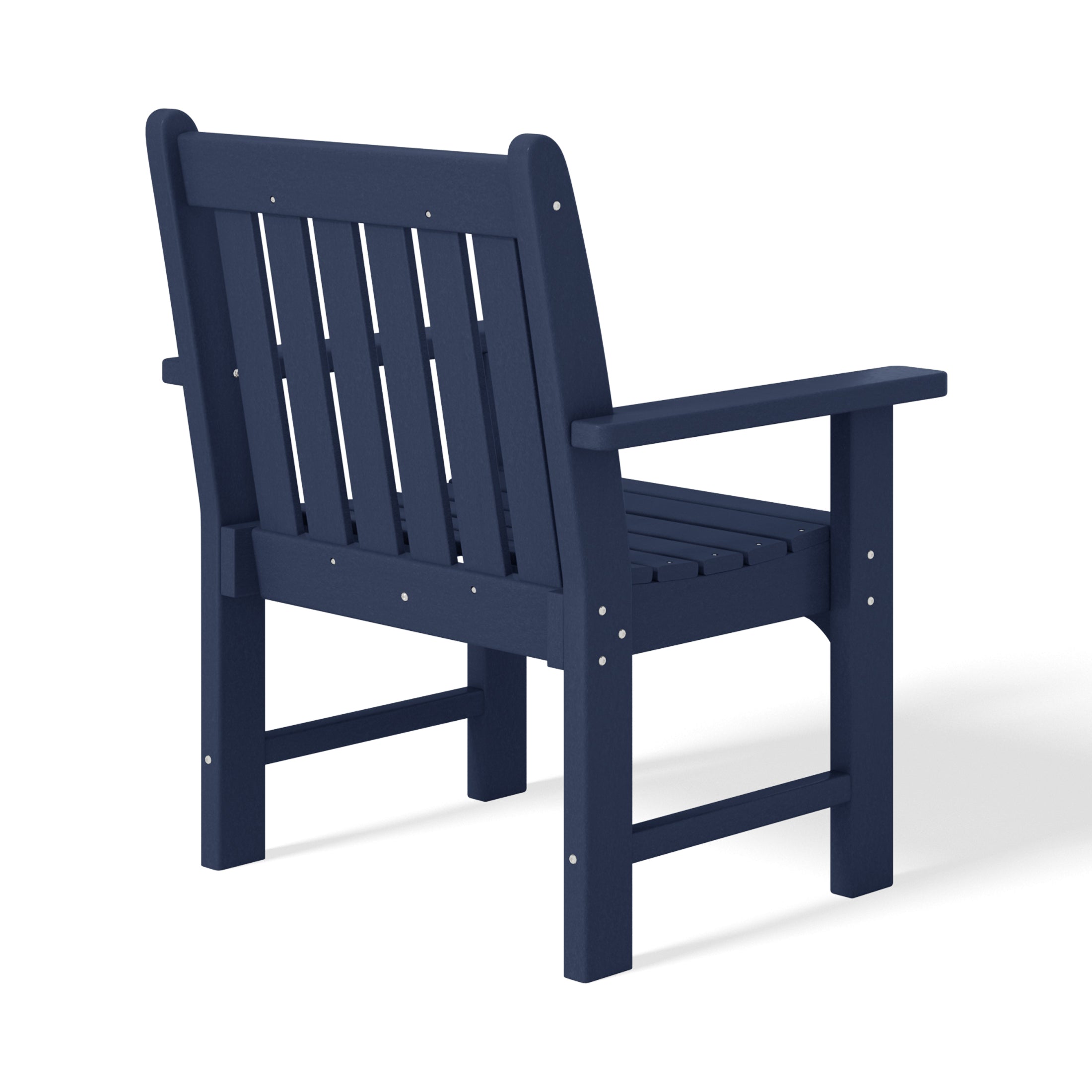 Paradise Outdoor Patio 3-Piece HDPE Adirondack Garden Chairs with Square Adirondack Side Table Set