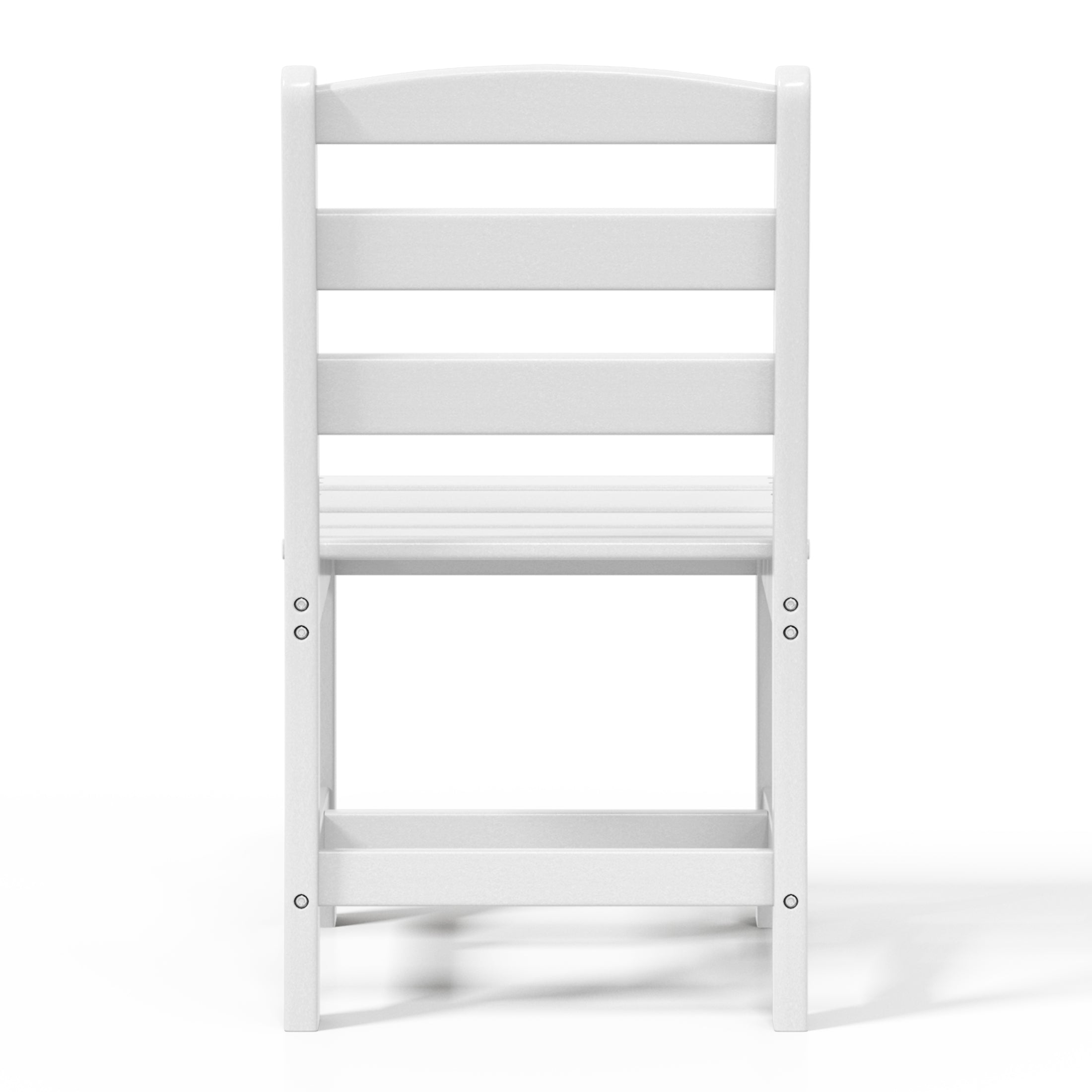 Palms Outdoor HDPE Patio Classic Armless Dining Side Chair