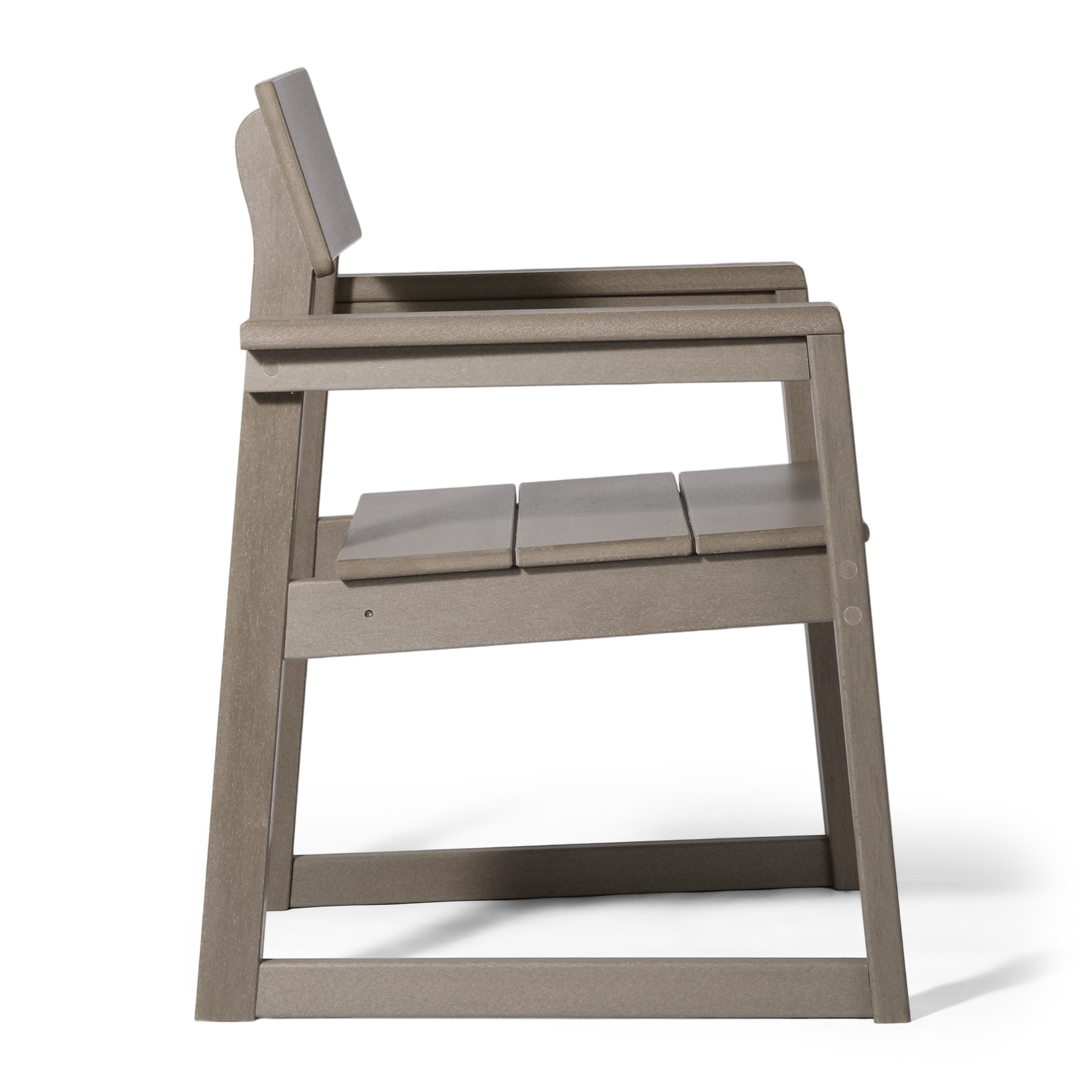 Cambria Modern HDPE Outdoor Patio Dining Arm Chairs (Set of 2)