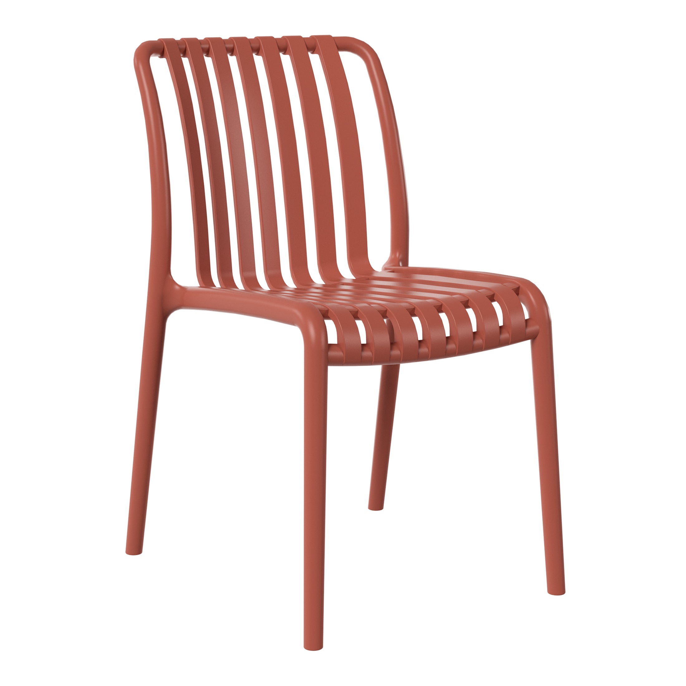 Sunshine 3-Piece Outdoor Patio Bistro Balcony Furniture Set With Stackable Chairs