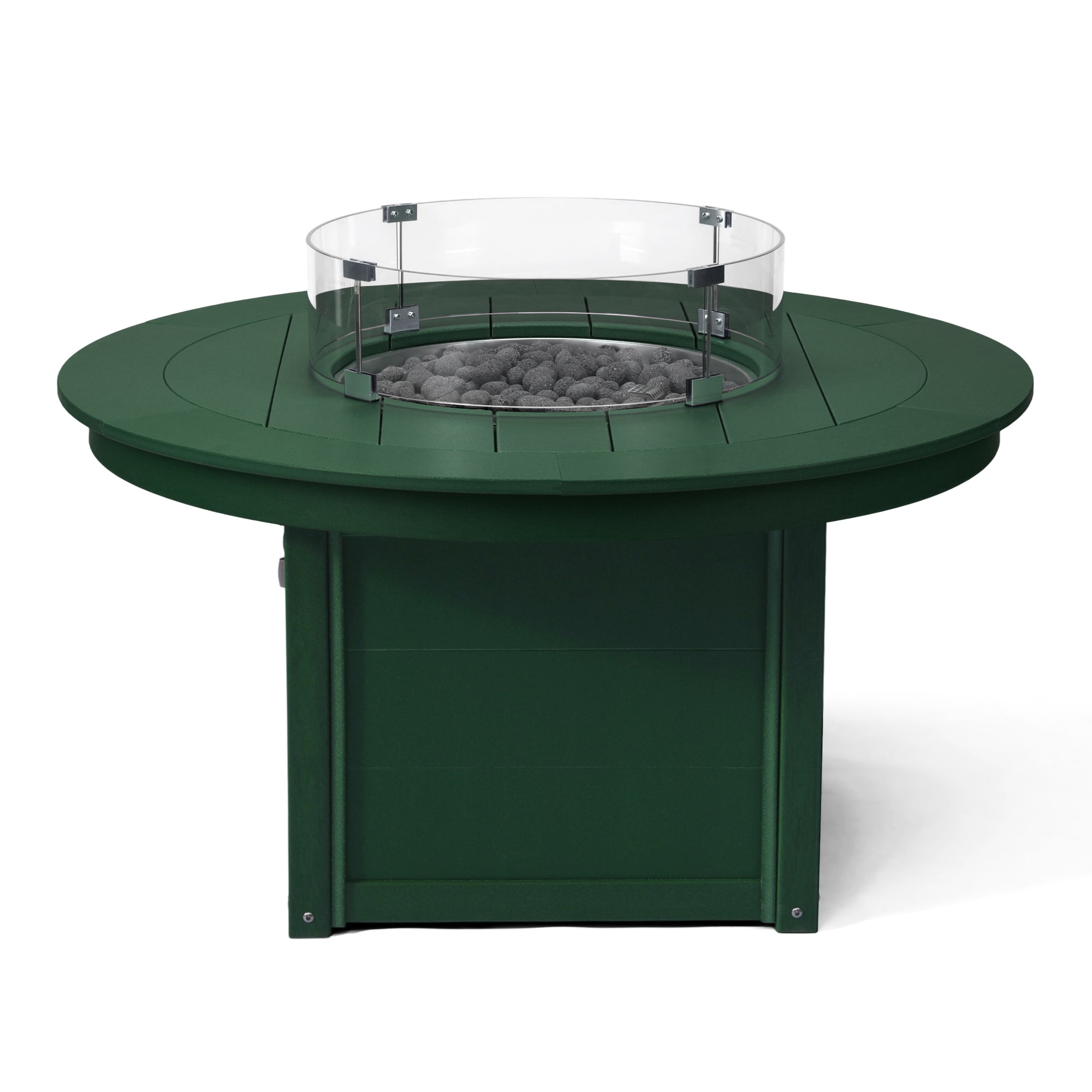 Sol 47" Modern Outdoor 55,000 BTU Patio Propane Round Fire Pit Table