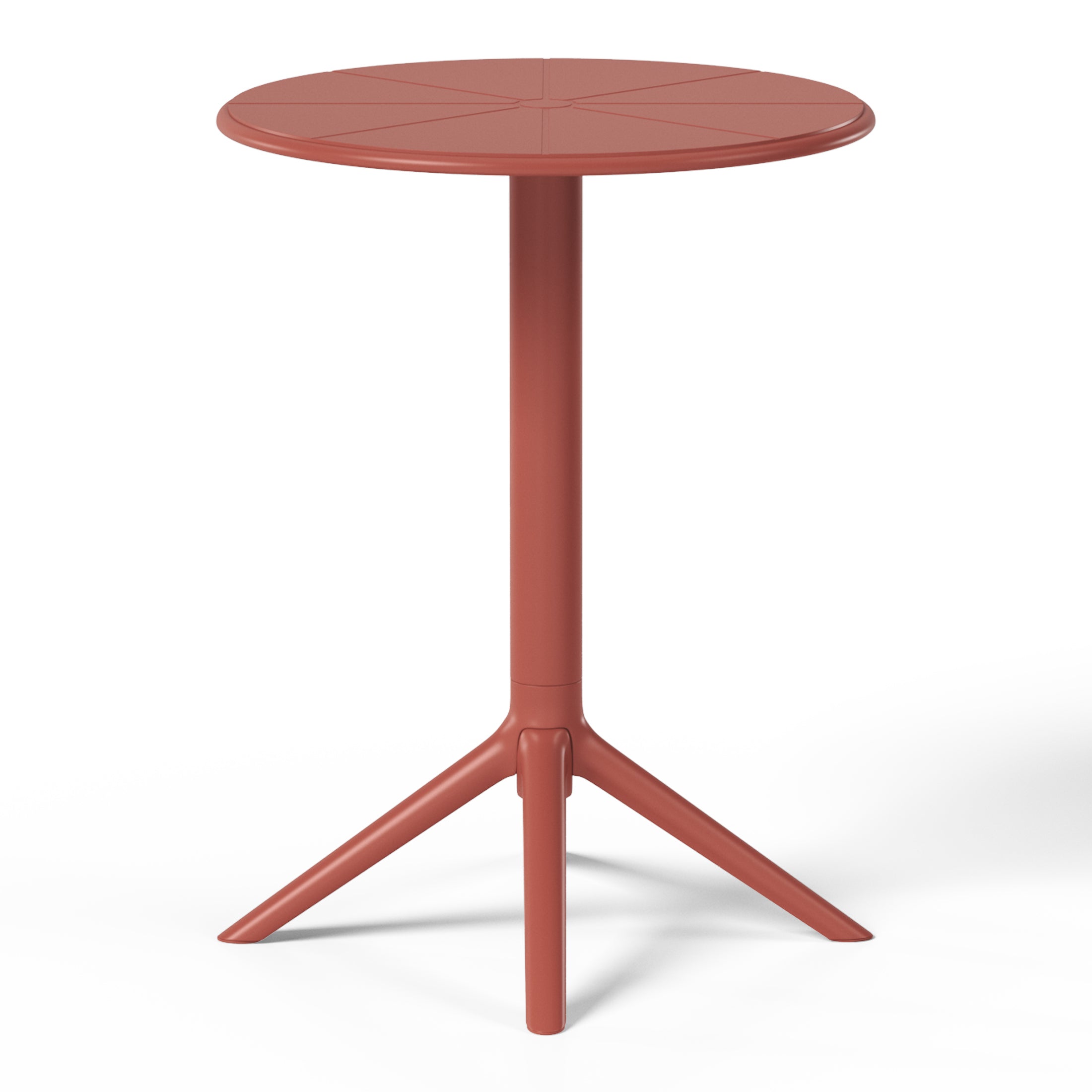 Sunshine 3-Piece Outdoor Resin Patio Bistro Table Set with Stackable Patio Dining Side Chairs