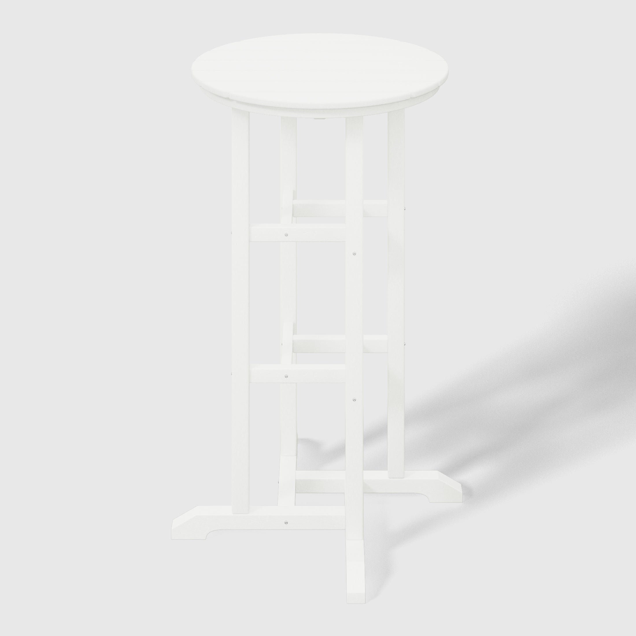 Paradise Outdoor Patio Bar Height Table and Bar Stool 4-Piece Dining Set