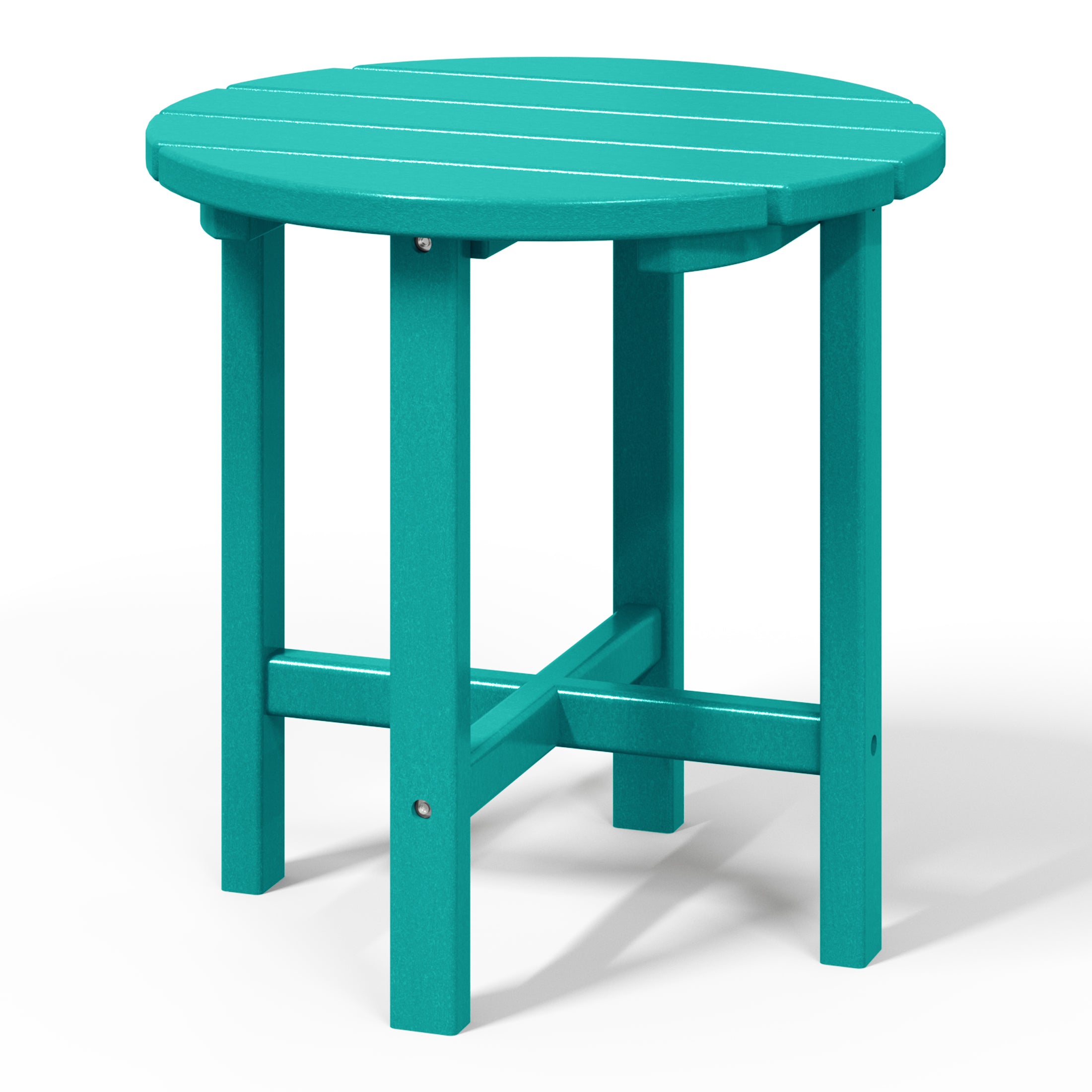 Portside Adirondack Round Outdoor Side Table