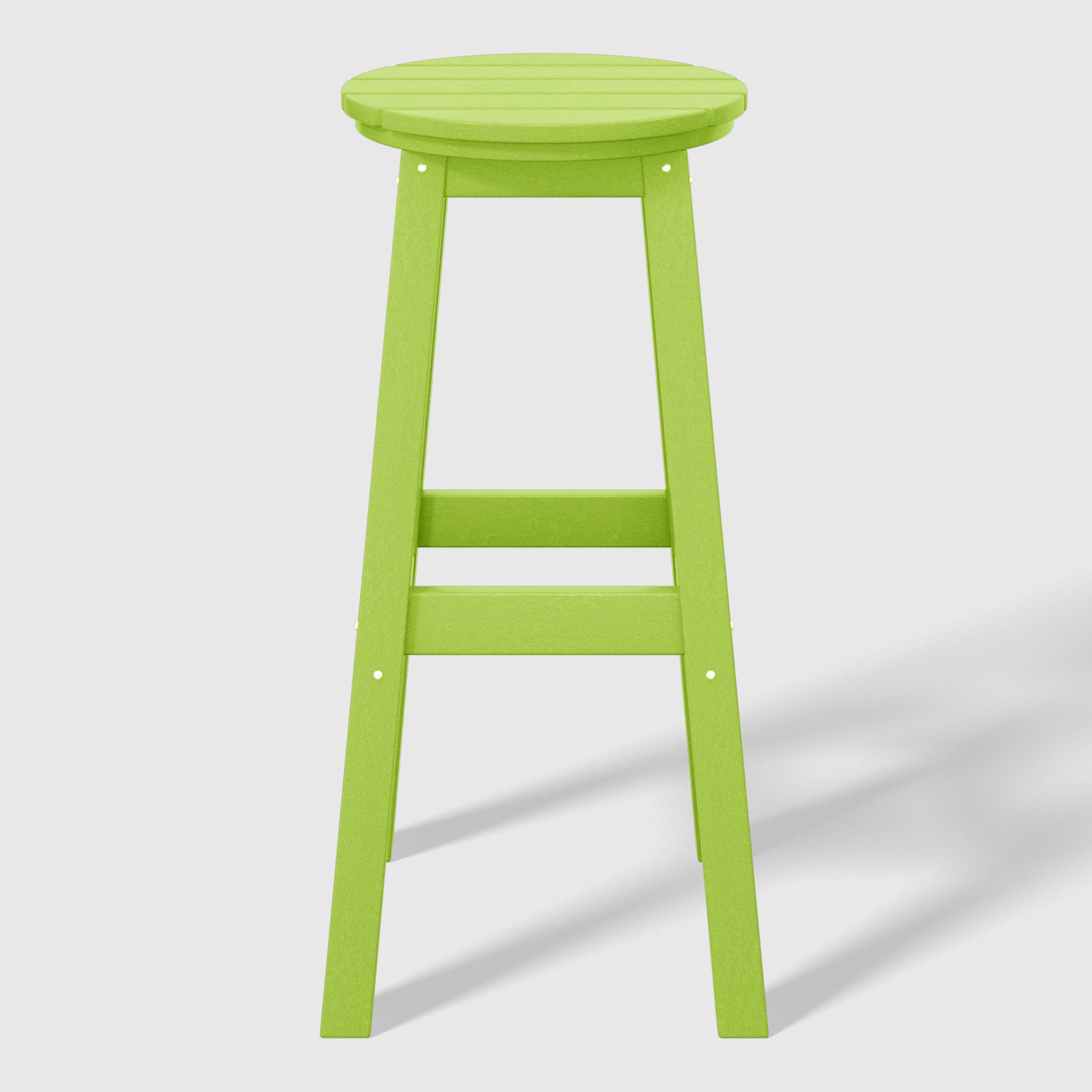 Paradise 29" HDPE Outdoor Patio Round Bar Stool Set of 3