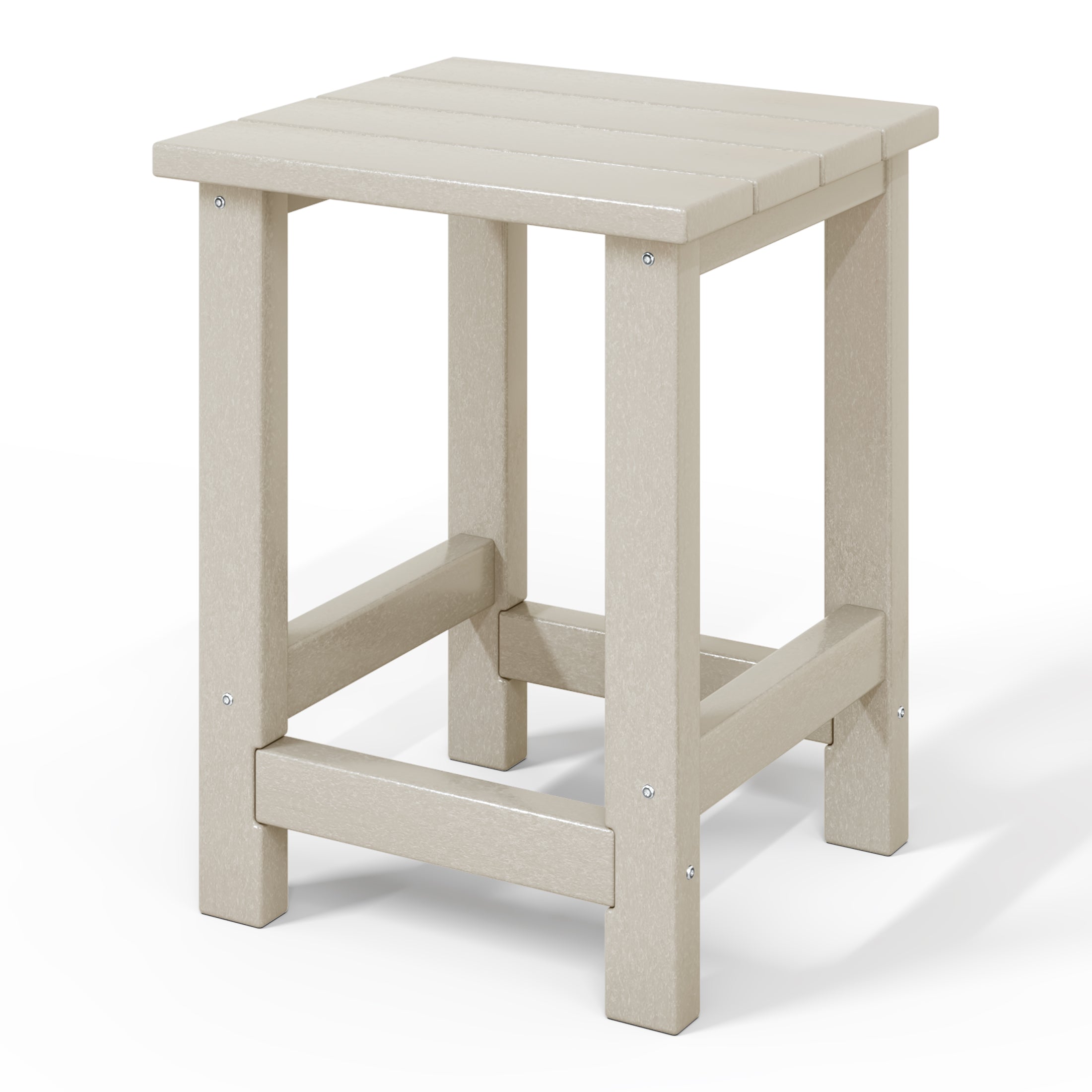 Paradise Kids Outdoor Patio Furniture HDPE Adirondack Square Side Table