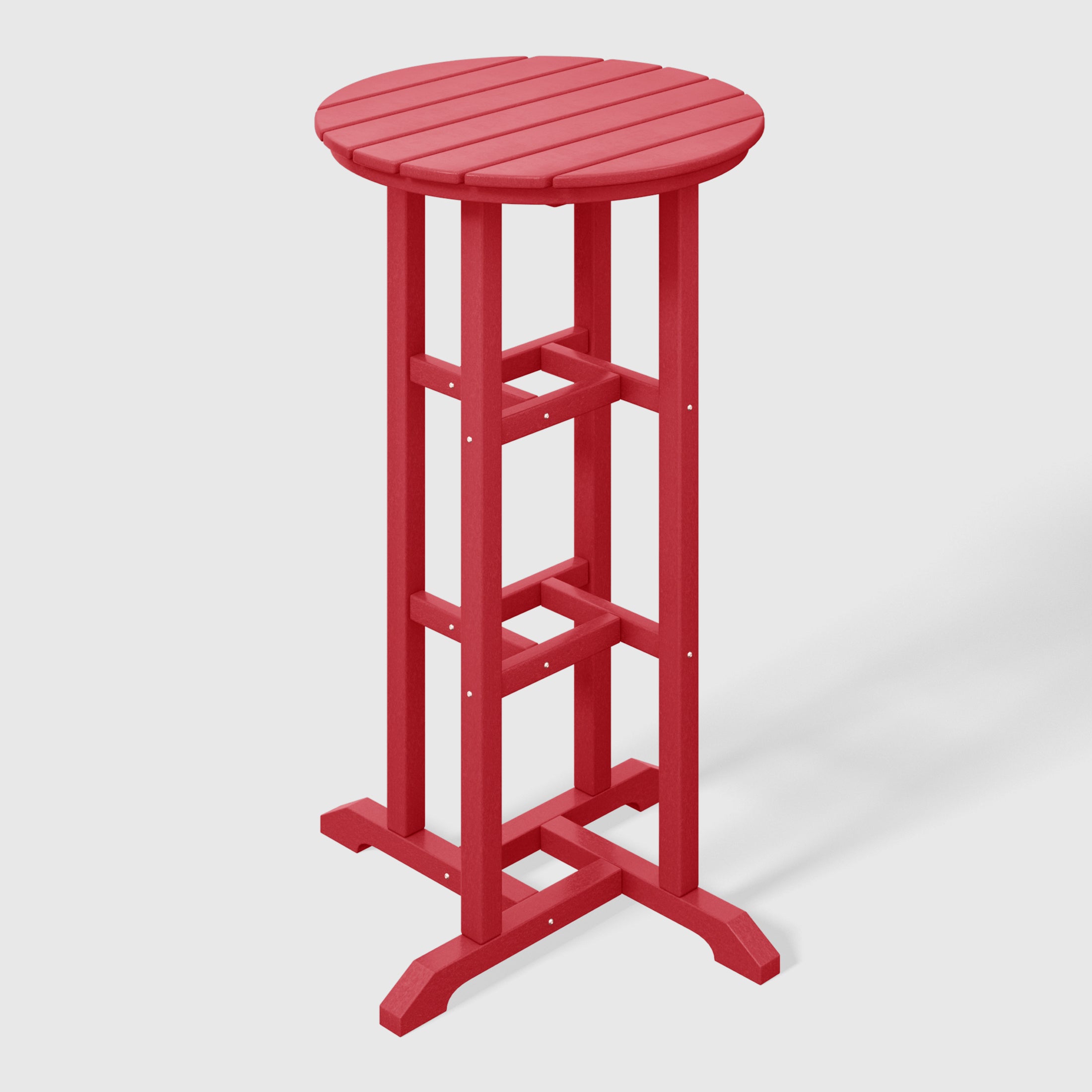 Paradise Outdoor Patio Bar Height Table and Bar Stool 4-Piece Dining Set
