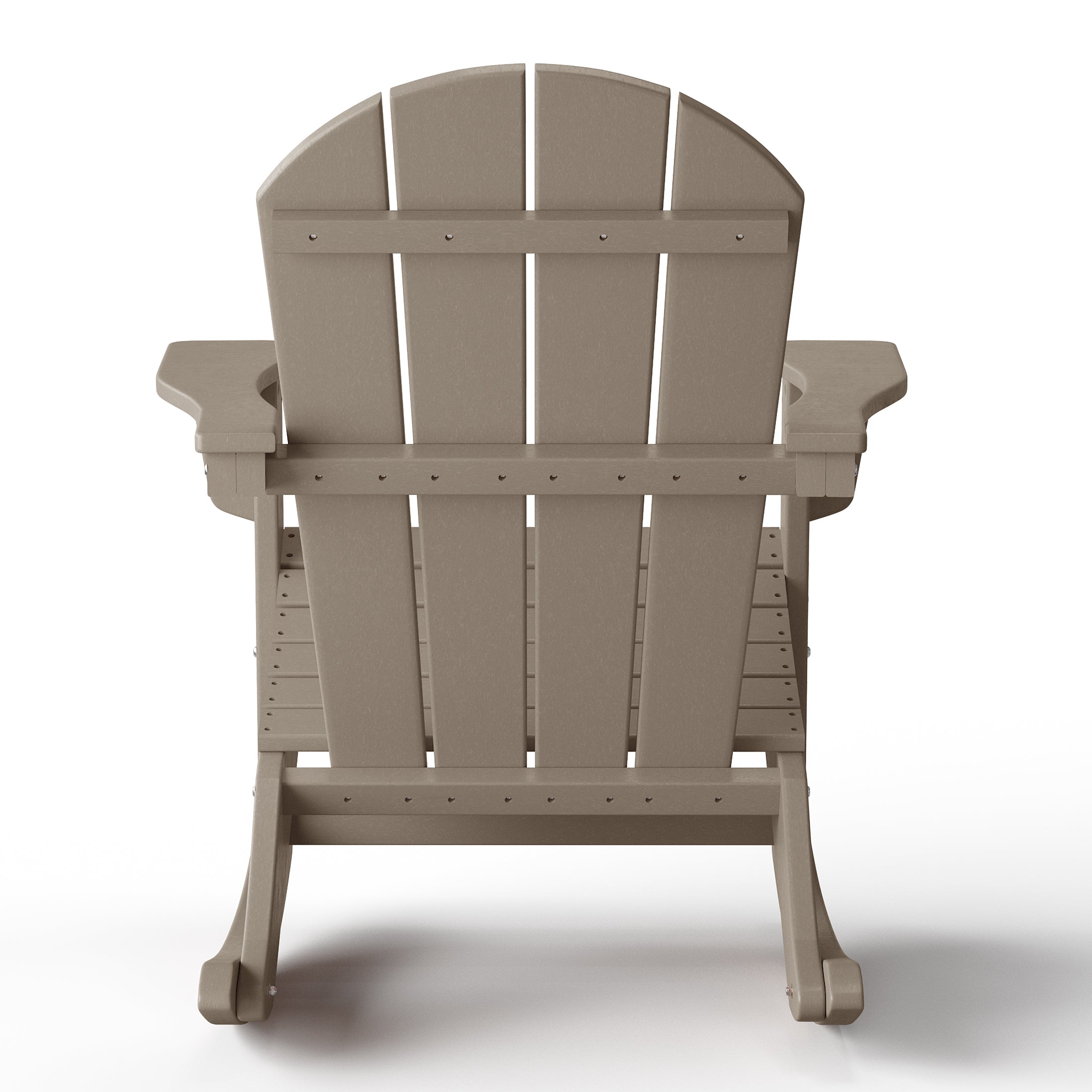 Paradise 2 piece set Outdoor / Patio Poly Adirondack rocking chairs ( 2 seater )
