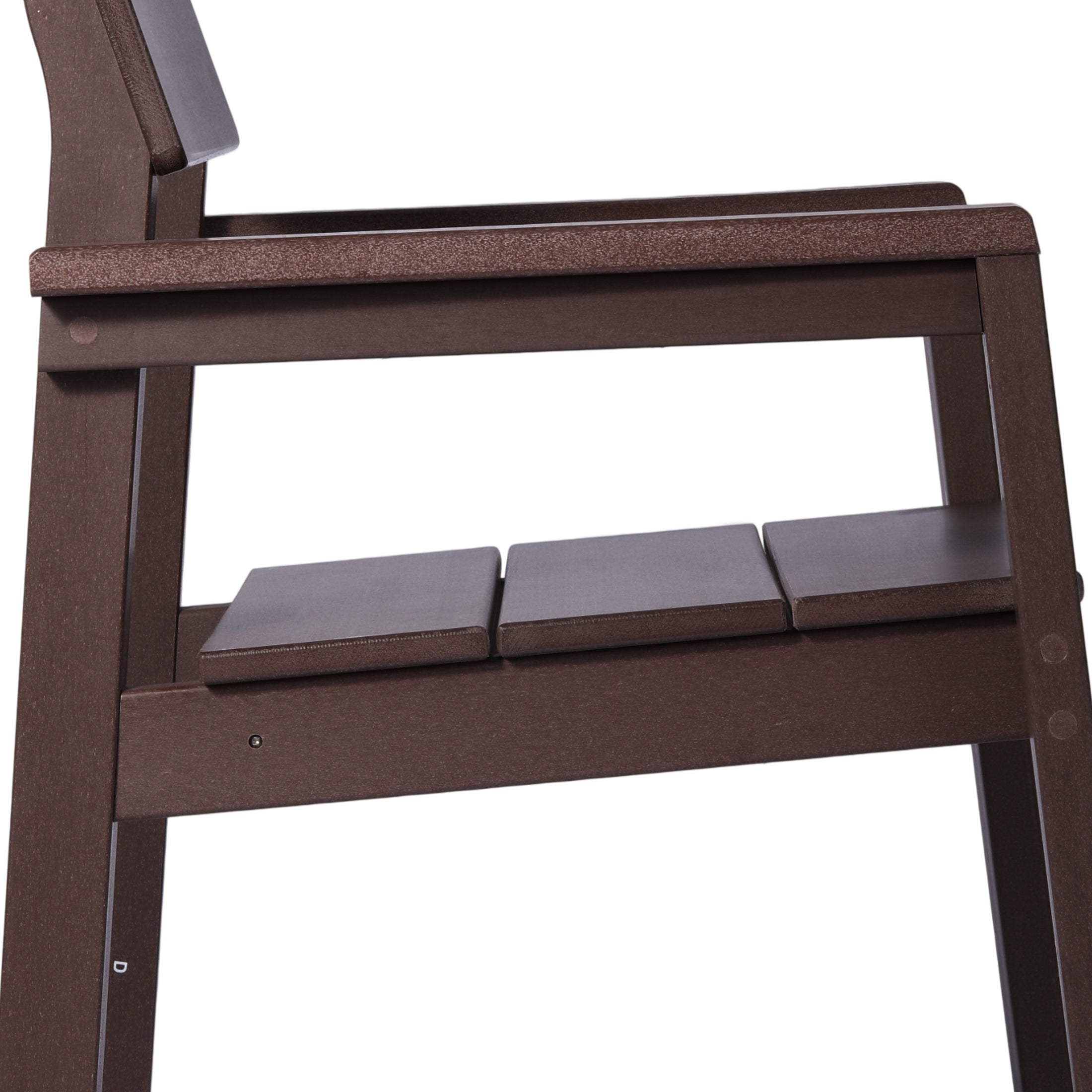 Cambria Modern HDPE Outdoor Patio Dining Arm Chairs (Set of 2)