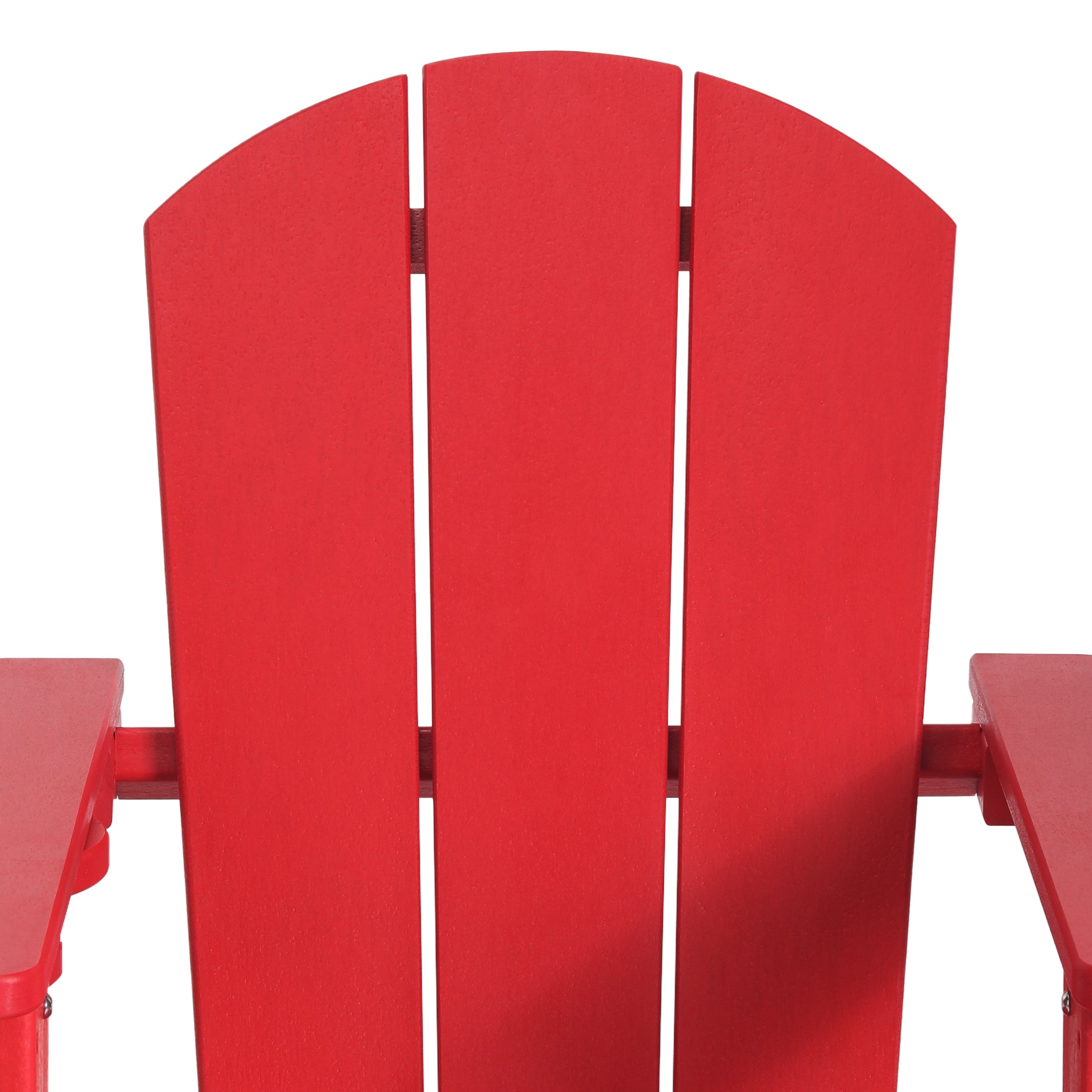 Paradise Outdoor HDPE Plastic Preschool Toddler Classic Adirondack Rocking Chairs (Set of 2)