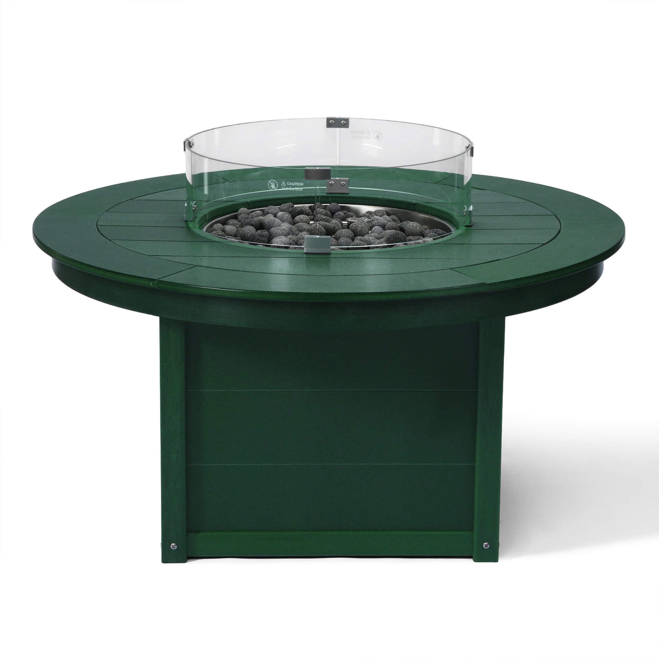 Sol 47" Modern Outdoor 55,000 BTU Patio Propane Round Fire Pit Table