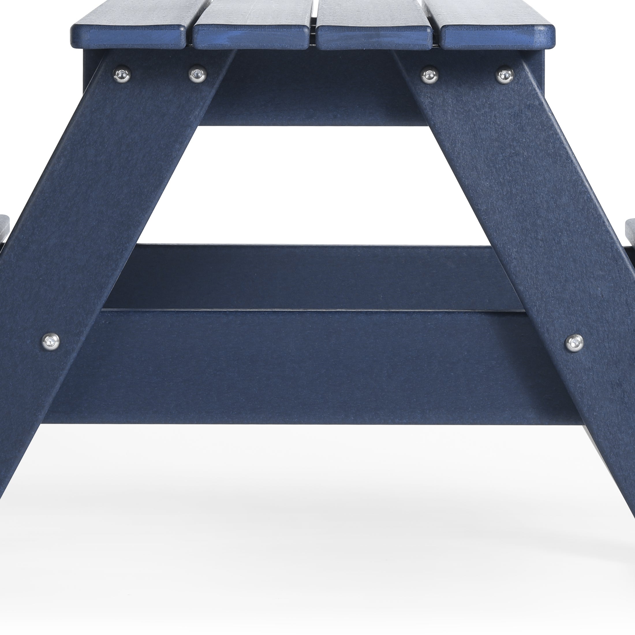 Paradise Outdoor Patio Kids HDPE Plastic Picnic Bench Table