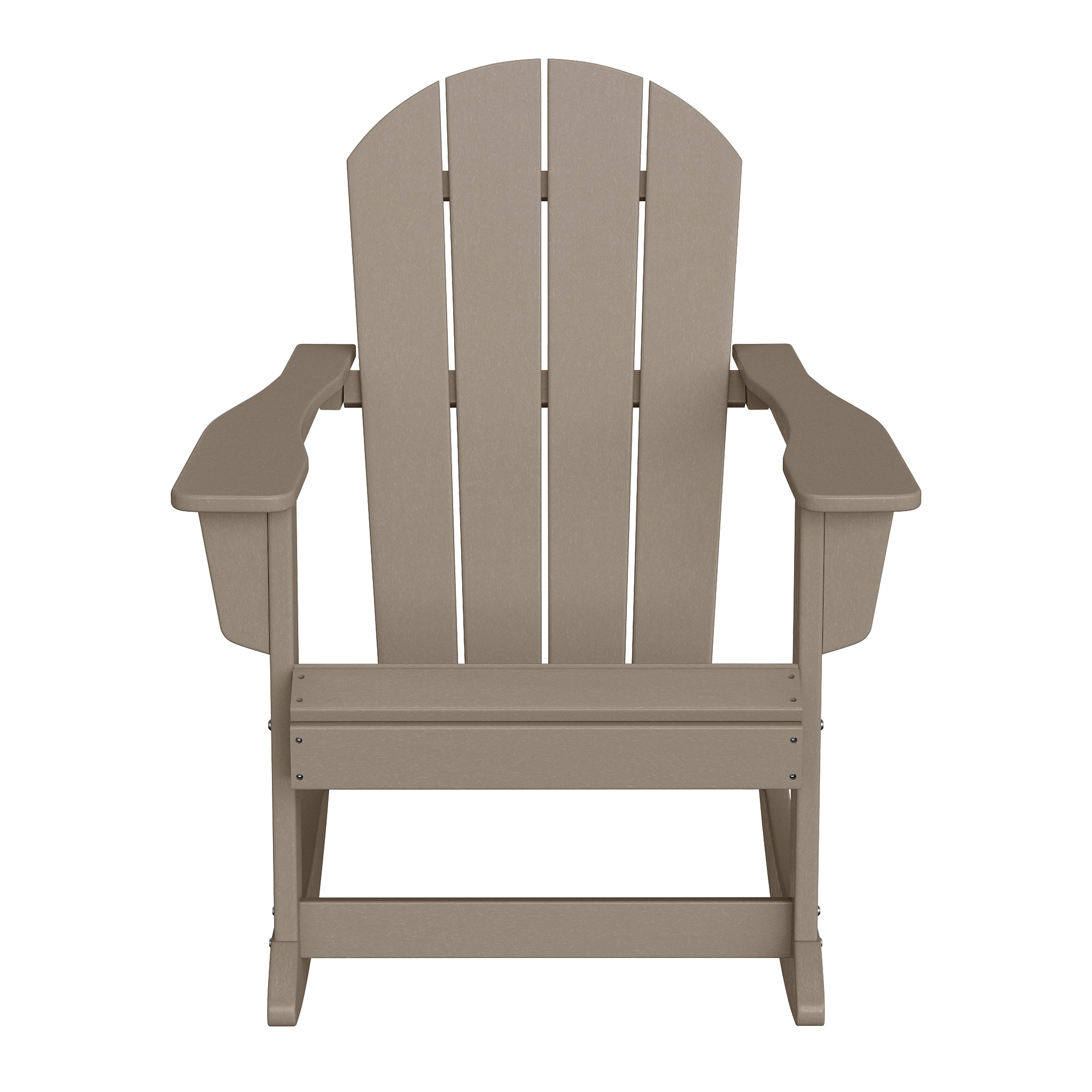 Paradise 3-Piece set Outdoor / Patio Poly Adirondack rocking chairs with a side table ( 2 seater )